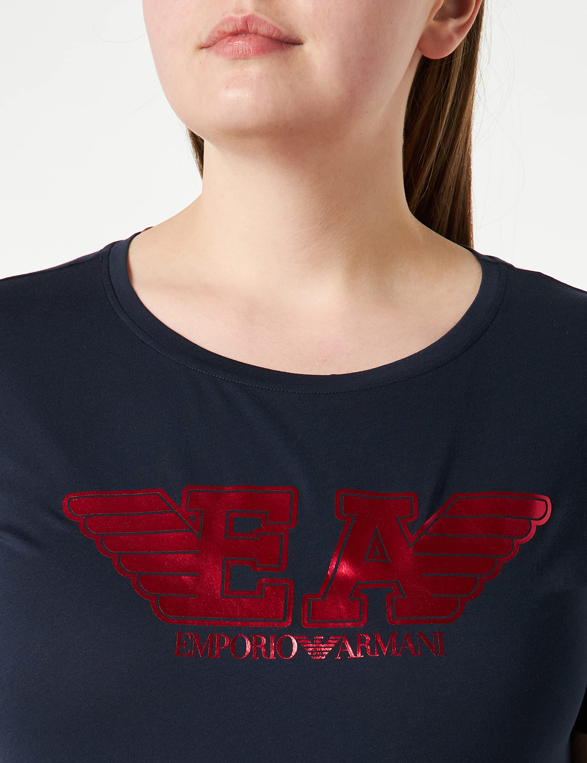 Emporio Armani Women's Logo Mania Pajama Set - Soft Cotton Sleepwear for Women - Perfect for Lounge, Sleep & Travel