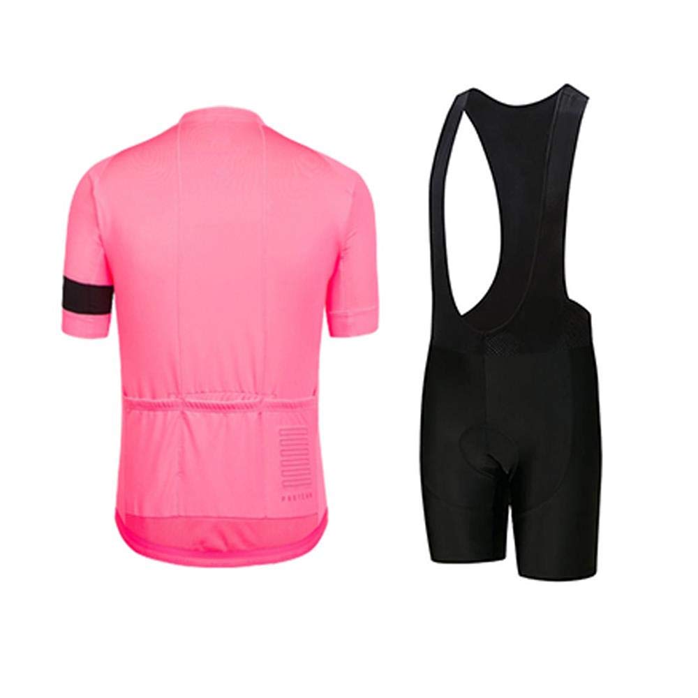 Men's Cycling Jersey & Bib Shorts Set - Quick-Dry, Full-Zip Road Bike Clothing Kit for Comfortable Riding | Perfect for Road Cycling, Training & Outdoor Sports