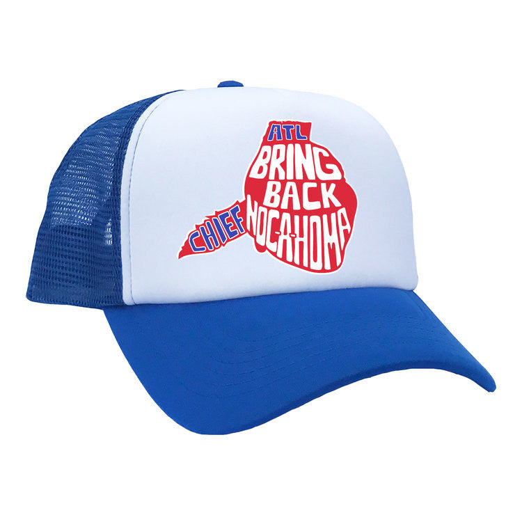 Classic Georgia Braves Chief Noc-A-Homa Mesh Back Baseball Cap - Vintage MLB Hat for Sports Fans & Collectors | Perfect for Games, Tailgating & Braves Memorabilia Display