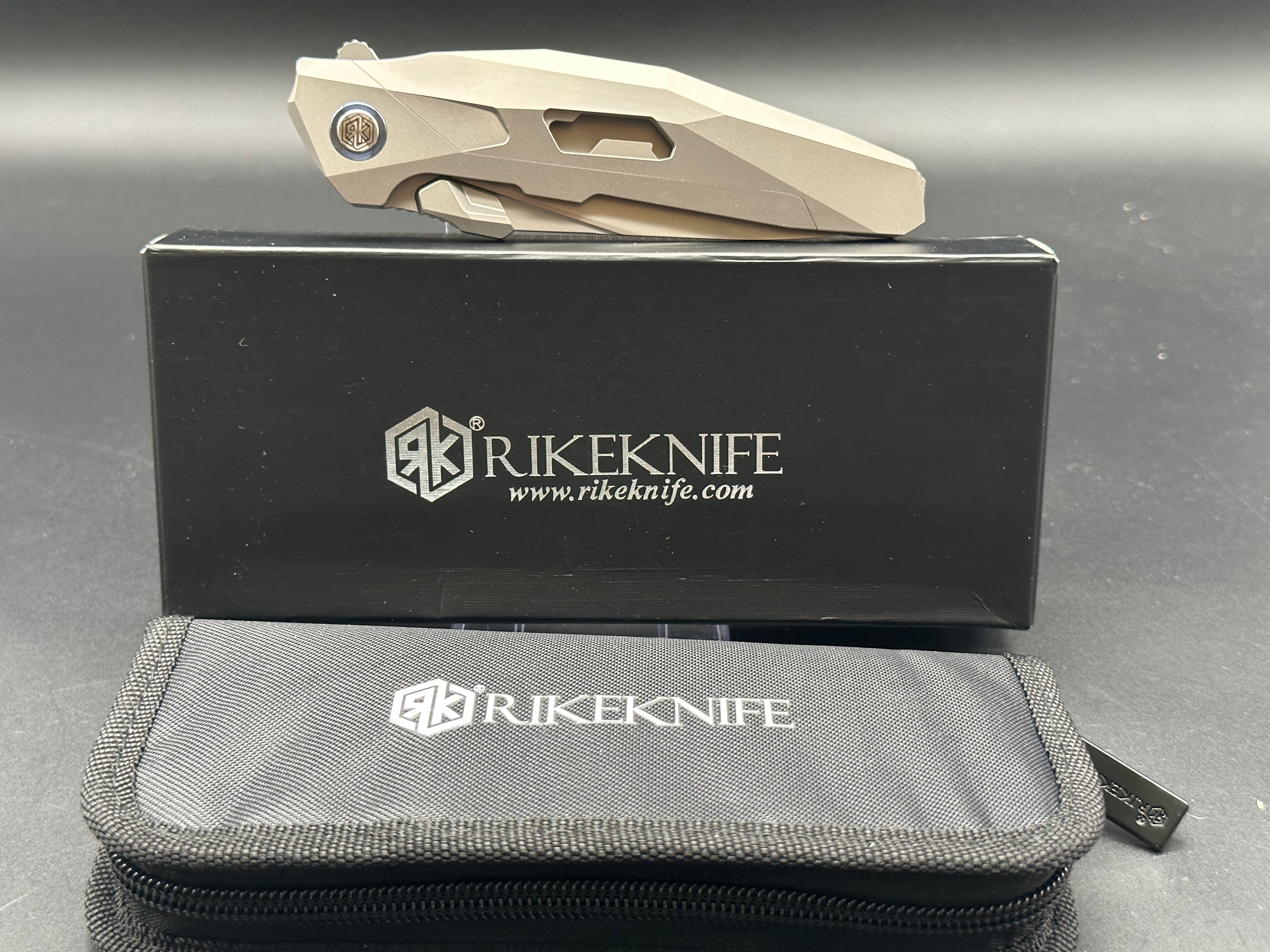 Rike RK Shadow EDC Pocket Knife - High-Quality Folding Knife for Outdoor, Camping, Hiking & Everyday Carry (EDC)