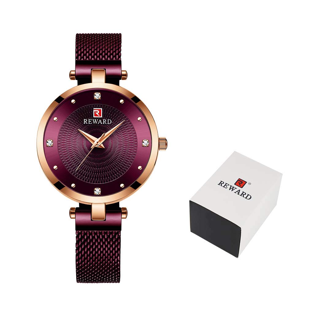 OZQP Women's Quartz Watch - European Style Fashion Watch for Students, 30M Waterproof, Stainless Steel Band with Hook Buckle - Elegant Casual Wristwatch for Sports & Daily Wear | Perfect for School, Office, and Outdoor Activities