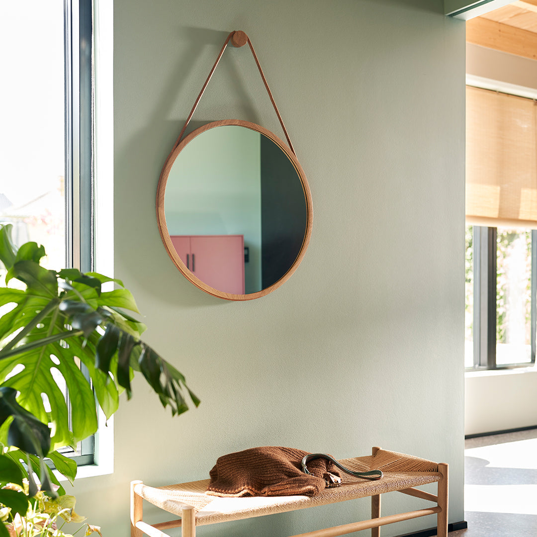 Mot Bergstrom I3 Mosso Mirror Fdb Mobler - Modern Wall Mirror for Home Decor, Living Room, Bedroom & Bathroom - Stylish & Functional Design for Any Space
