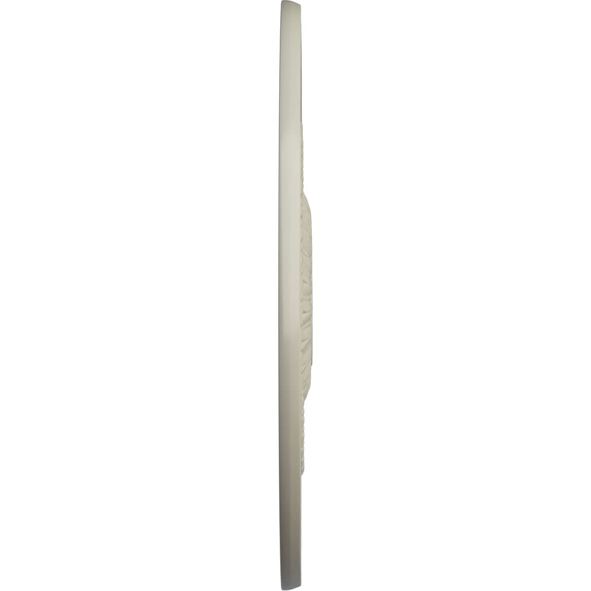 Ekena Millwork 29.5 Inch Sunflower Ceiling Medallion - Hand-Painted Clear Yellow Finish, 3.6