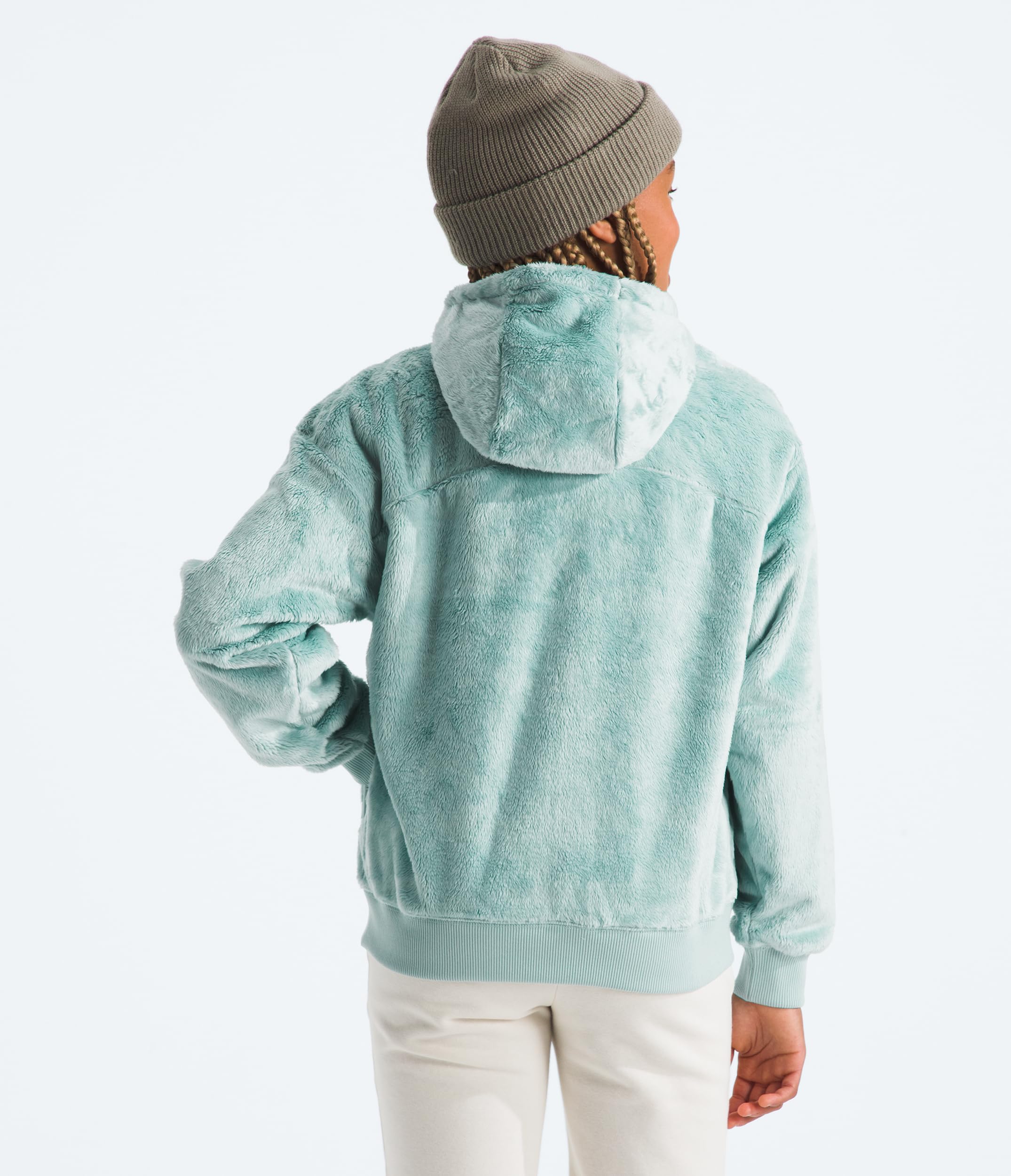 The North Face Girls' Osito Full Zip Fleece Hoodie - Warm & Cozy Winter Jacket for Outdoor Play, School & Everyday Adventures