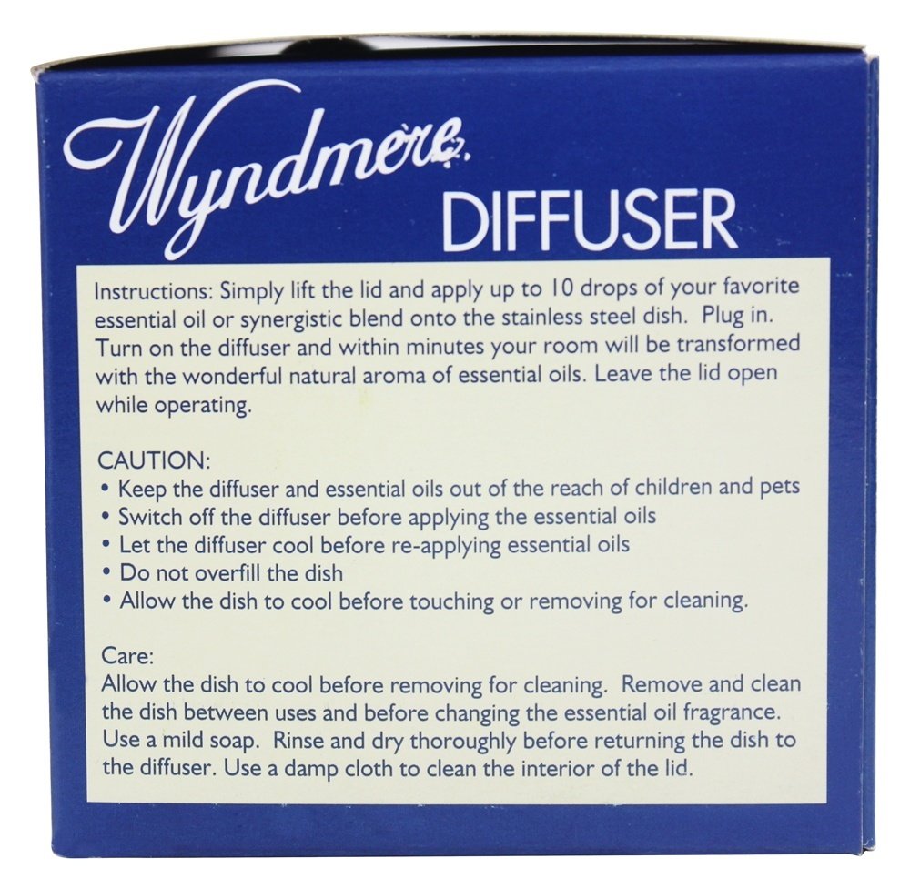 WYNDMERE NATURALS Blue Sand Essential Oil Diffuser - 100ml Ultrasonic Aromatherapy Humidifier for Home, Office, Yoga & Spa | Quiet Operation & Color Changing LED Lights