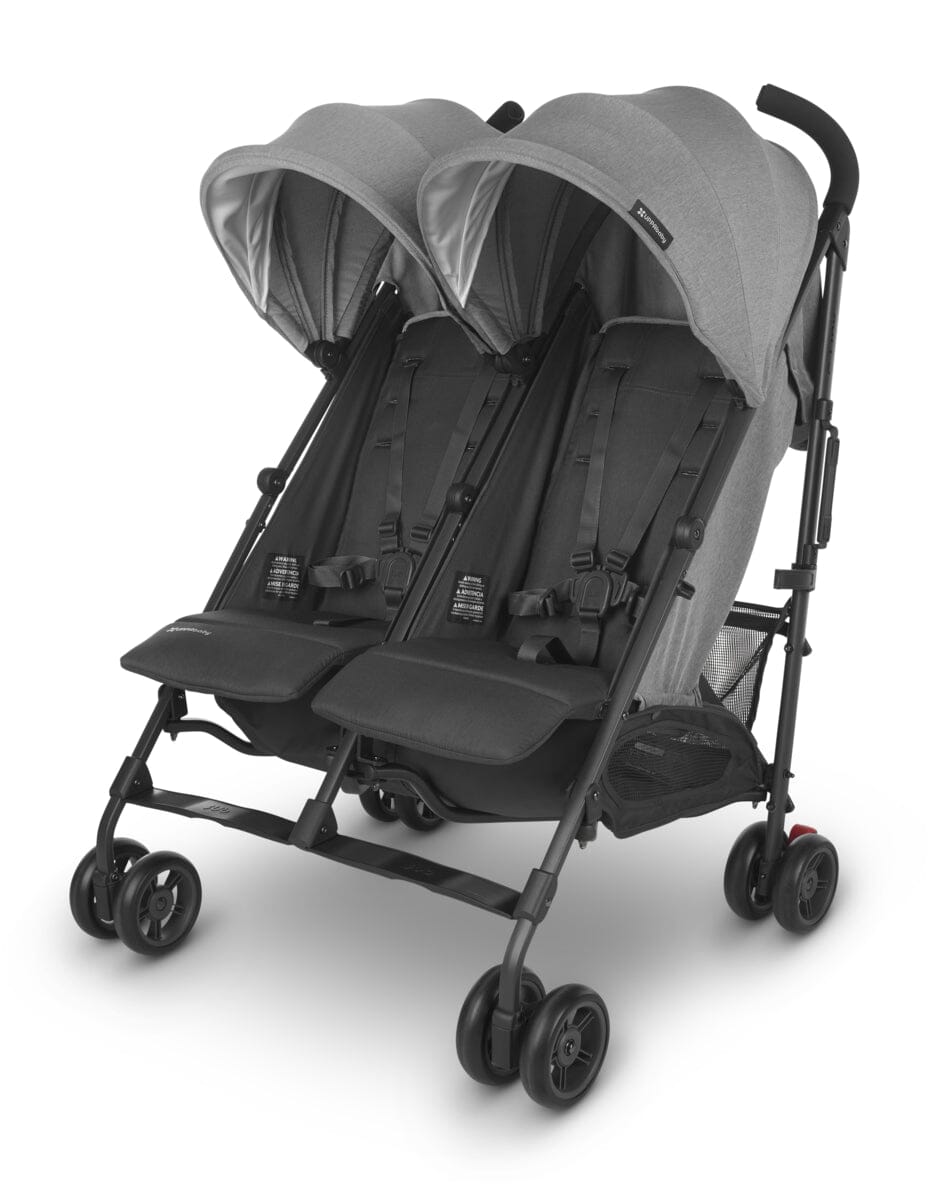 UPPAbaby G Link V2 Double Stroller - Lightweight Compact Side by Side Baby Stroller for Twins | Perfect for Travel, Shopping & Daily Walks
