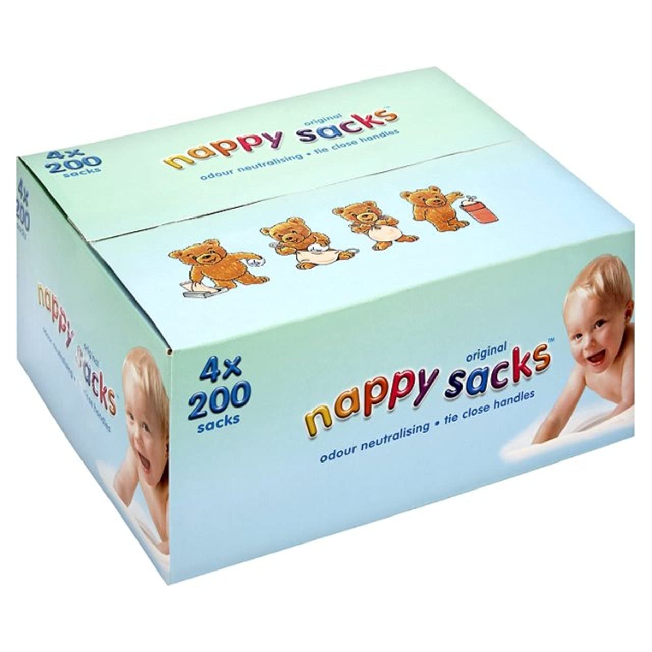 800 Pack Premium Disposable Nappy Bags for Babies - Leak Proof & Scented Diaper Disposal Bags - Perfect for Travel, Daycare & On-the-Go Parents