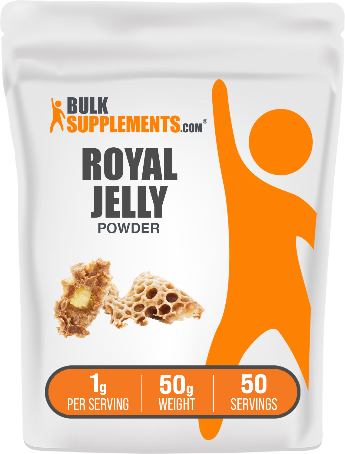 Premium Royal Jelly Powder 100% Pure Natural Bee Superfood - Immune Support & Skin Health Supplement - Perfect for Smoothies, Tea, and Daily Wellness Routine