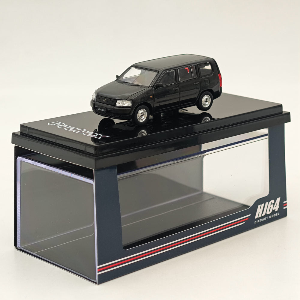 1/64 Scale Toyota Probox Van DX Black Diecast Model Car - Hobby Japan HJ641062BK - Collectible Miniature Vehicle for Display & Gifts