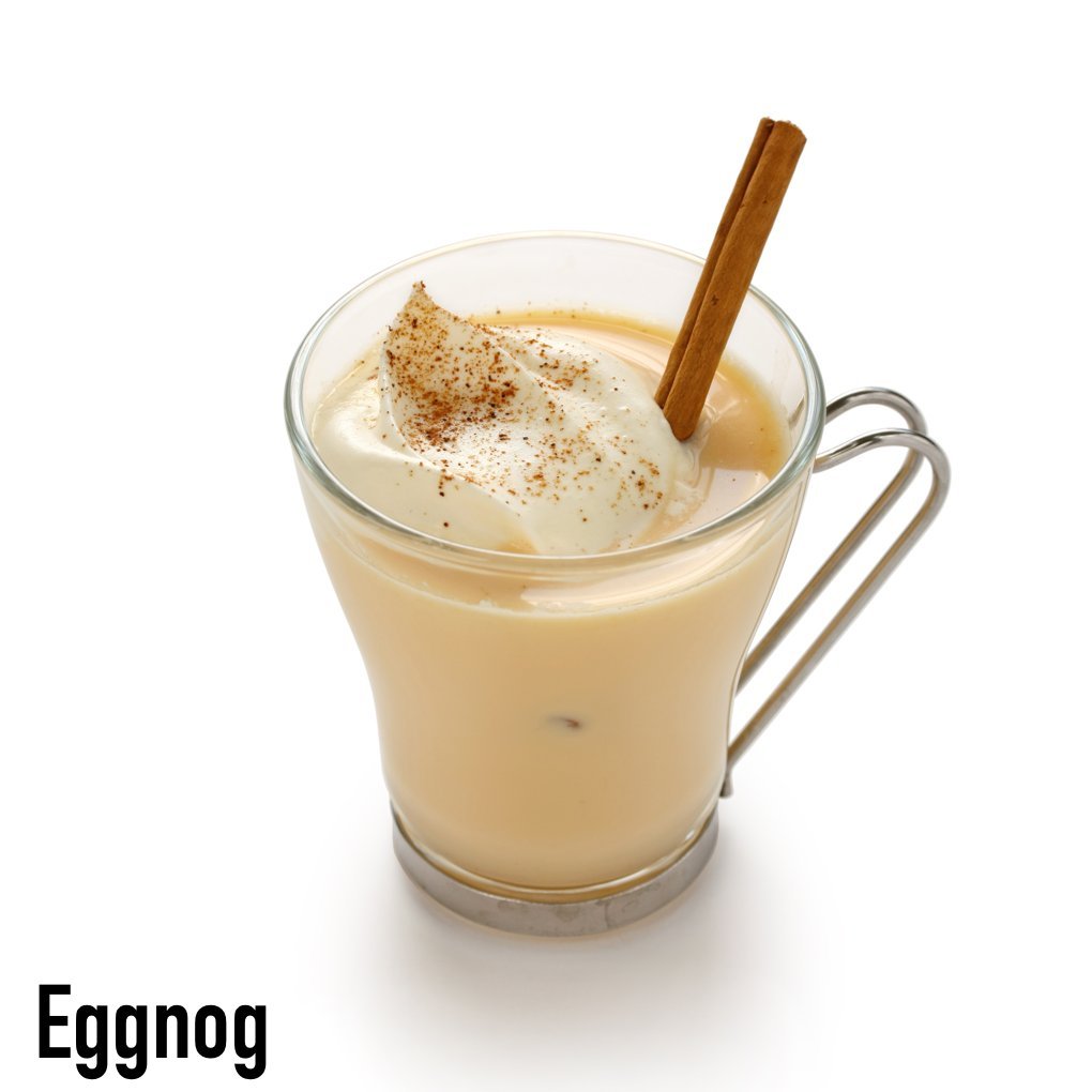 Premium Eggnog Flavored Whole Bean Coffee - Medium Roast, Fresh Roasted, 5 lb Bag - Perfect for Holiday Gifts & Cozy Winter Mornings