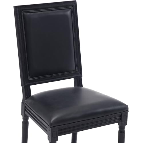 Square + Black Leather&frame