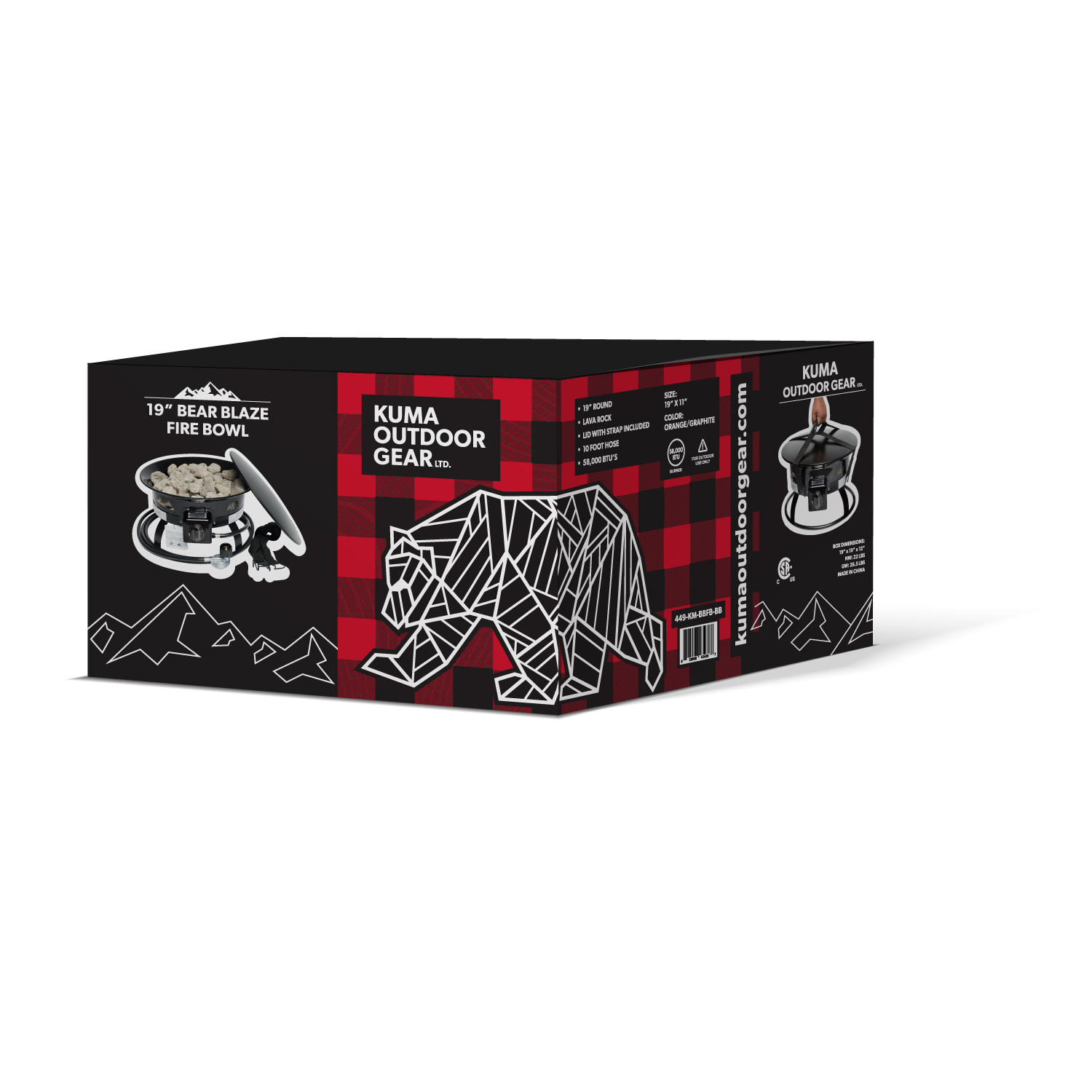 Bear Blaze Fire Bowl - 19
