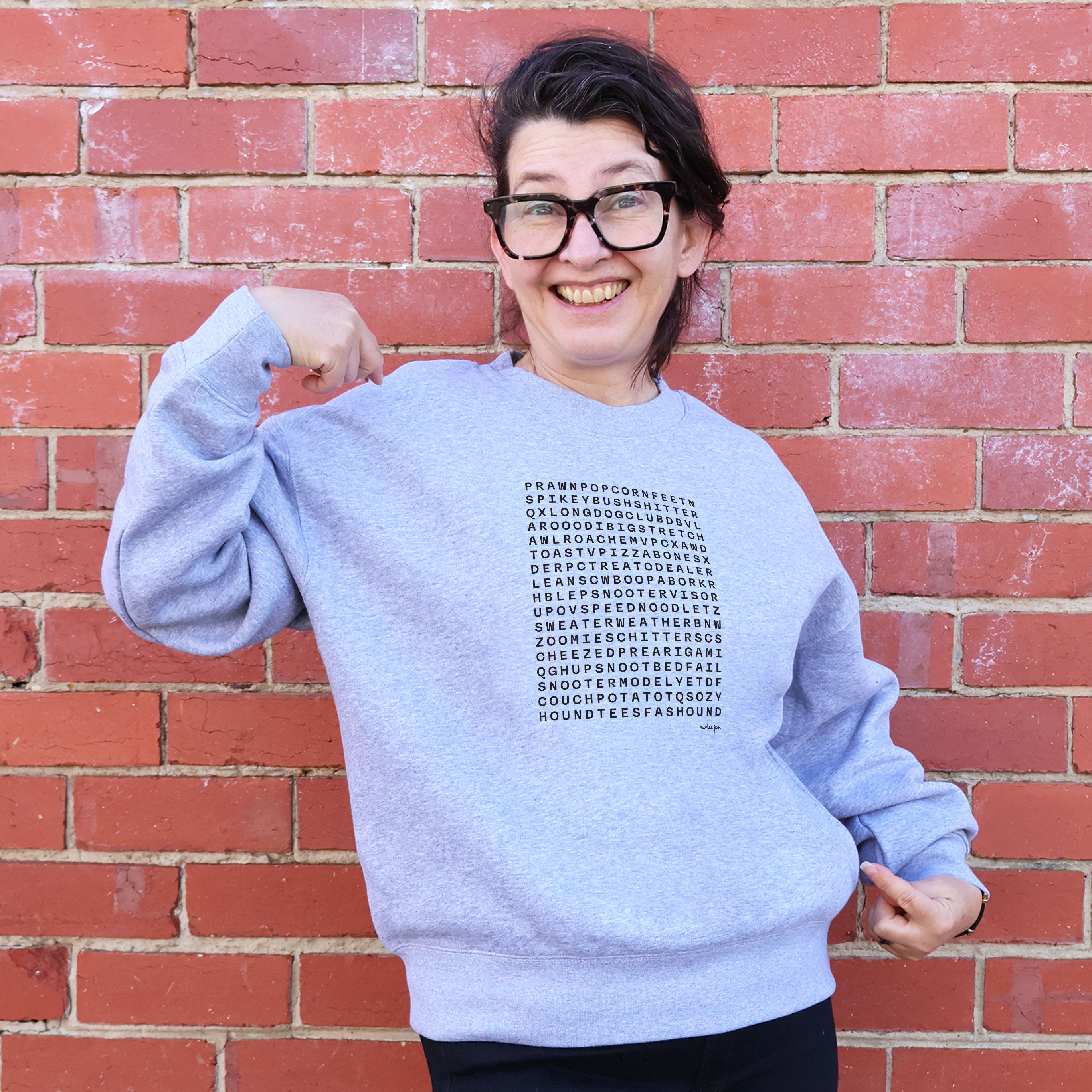 Auntee Jen HUMAN Sweater - Cozy Knit Pullover for Women | Trendy Casual Wear for Fall & Winter | Perfect for Office, Dates & Holiday Outfits