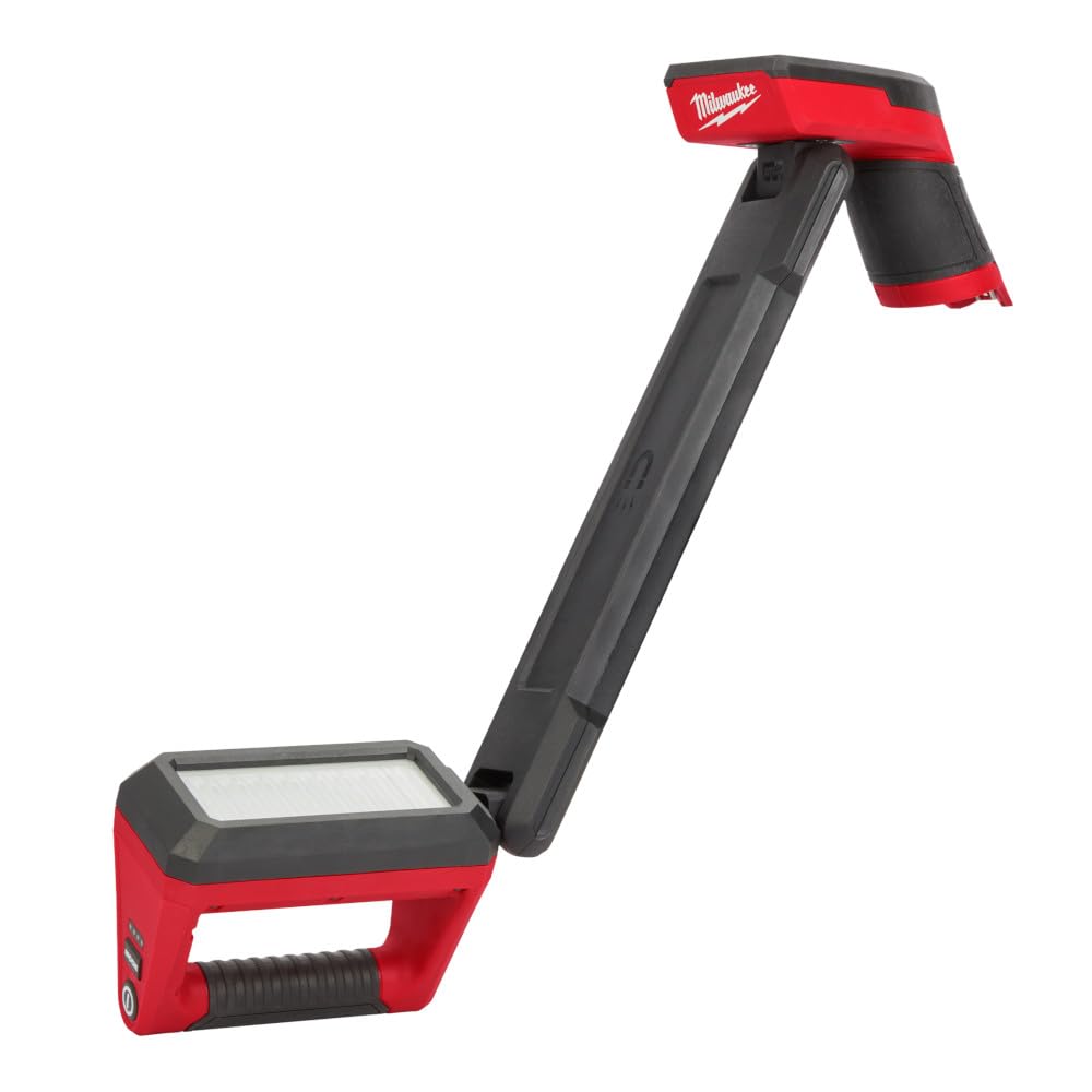 Milwaukee M12 1200 Lumens Cordless LED Work Light - Rechargeable Lithium-Ion Battery - Perfect for Construction Sites, Auto Repair & Emergency Lighting