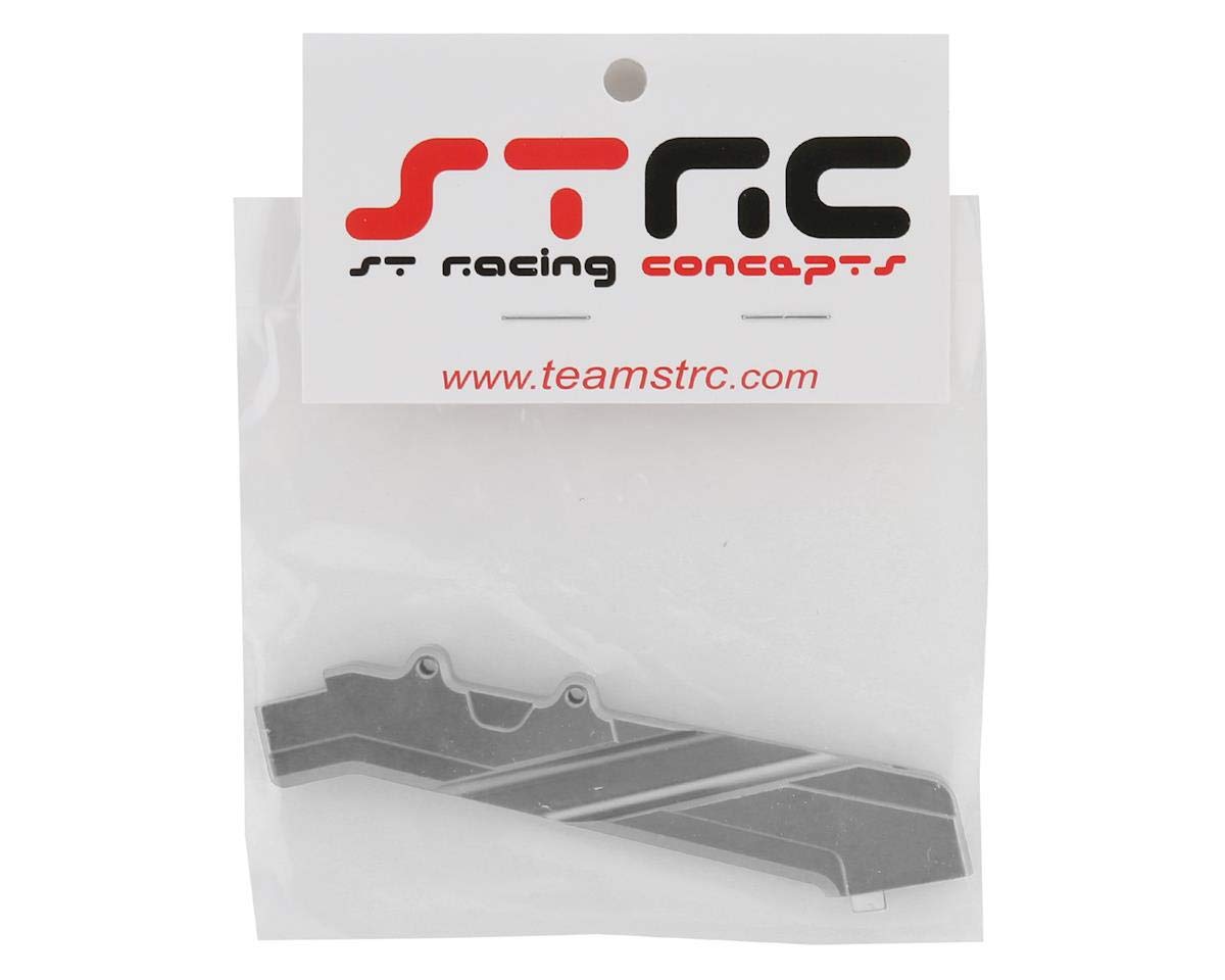STR320511FS Heavy Duty Aluminum Front Chassis Brace for Arrma Limitless/Infraction RC Cars - Silver | Performance Upgrade for High-Speed Racing & Off-Road Bashing