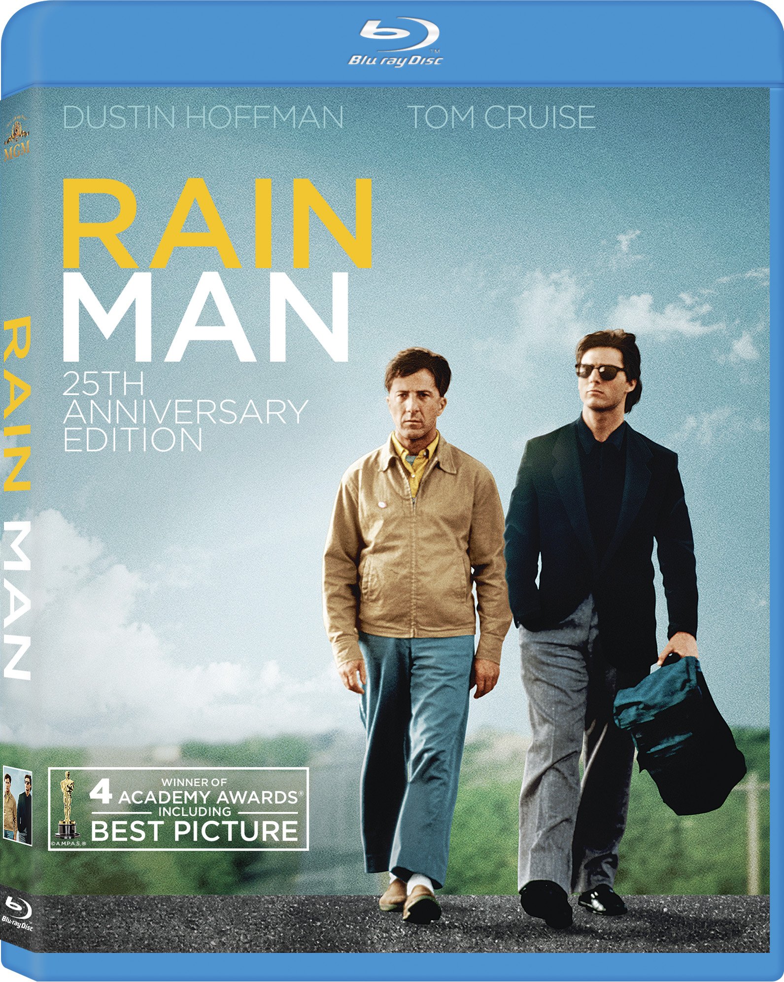 Rain Man Remastered Edition Blu-ray | Tom Cruise & Dustin Hoffman | Classic Drama Movie | Perfect for Movie Nights & Collector's Gifts