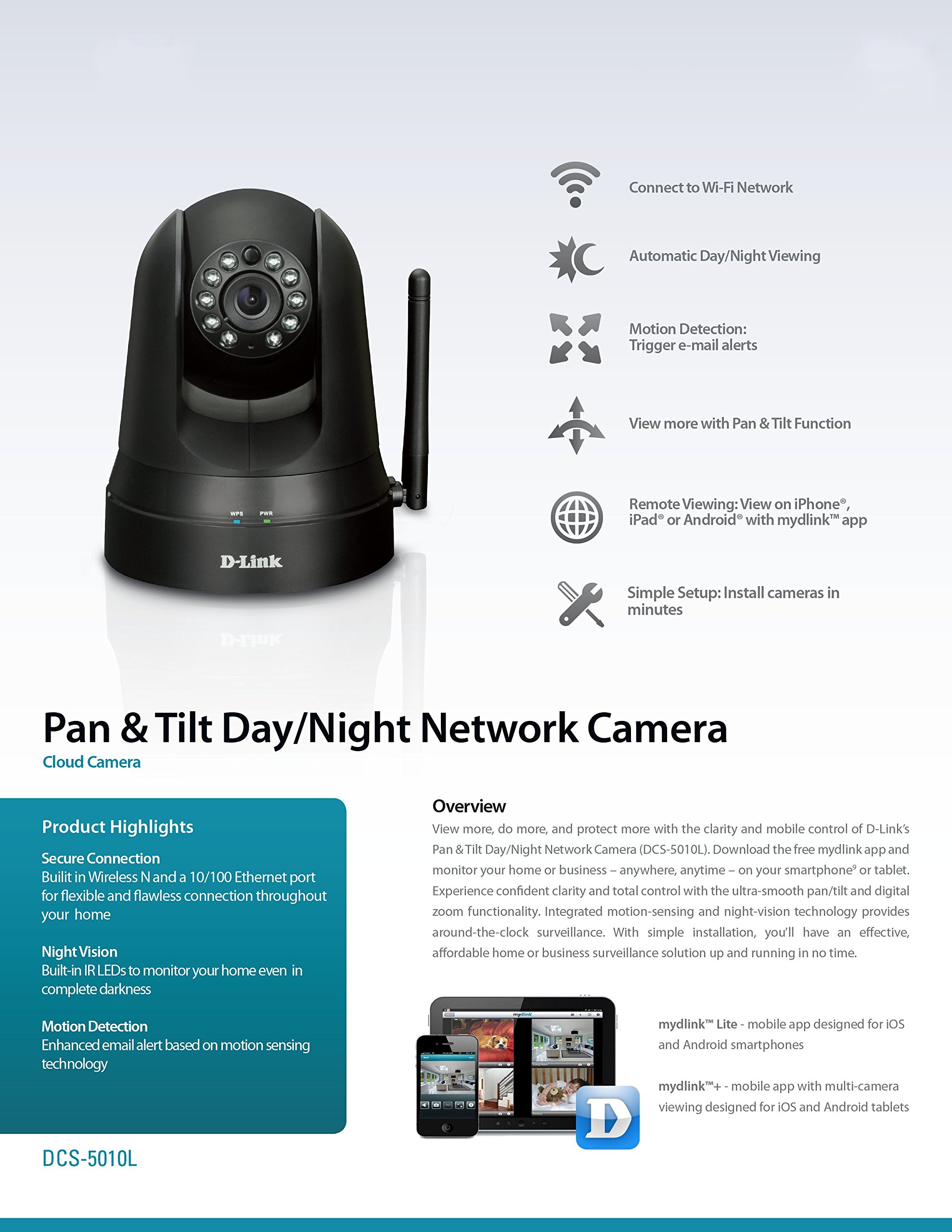 Wireless N Day & Night Security Camera - HD 1080p Indoor/Outdoor Surveillance with Night Vision & Motion Detection - Perfect for Home, Office, and Business Security Monitoring