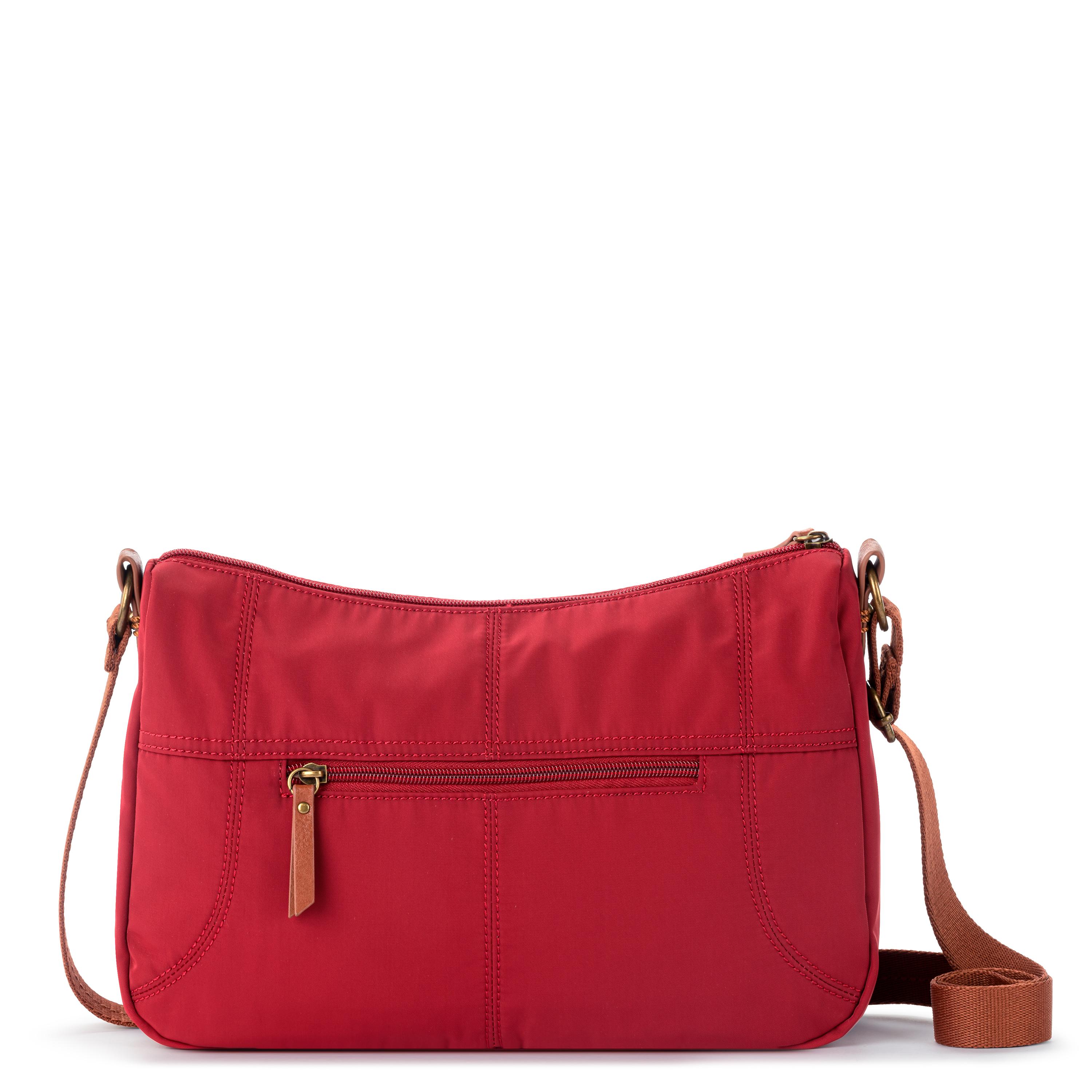 Esperato Hobo Bag - Premium Nylon Handbag in Crimson Red - Perfect for Work, Travel, and Everyday Use