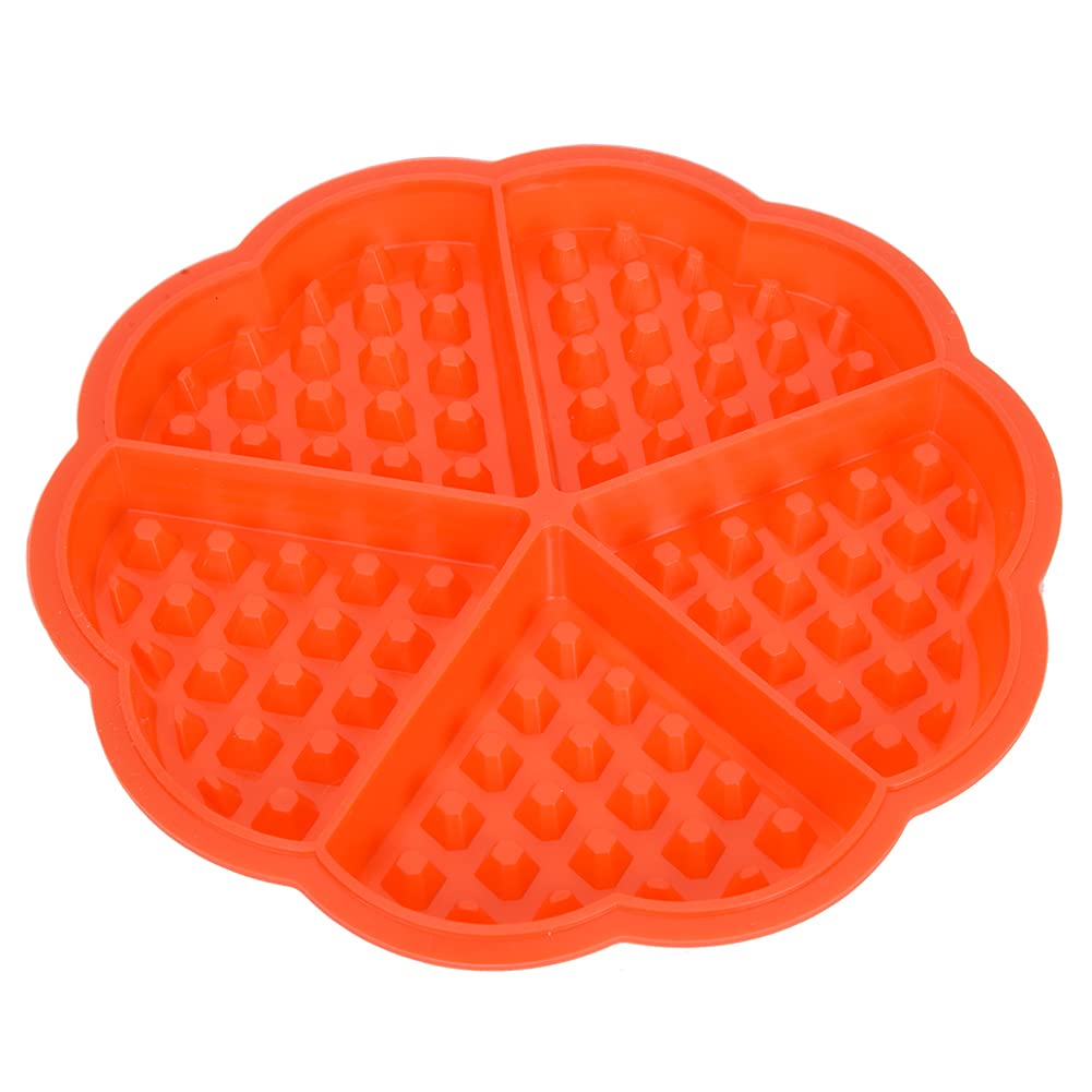 01 Heart-Shaped Silicone Waffle Mold - Non-Stick Mini Chocolate Waffle Maker for Breakfast Baking, Perfect for Muffins, Pancakes & Desserts - Ideal for Home Kitchen, Party Treats & Gift Giving