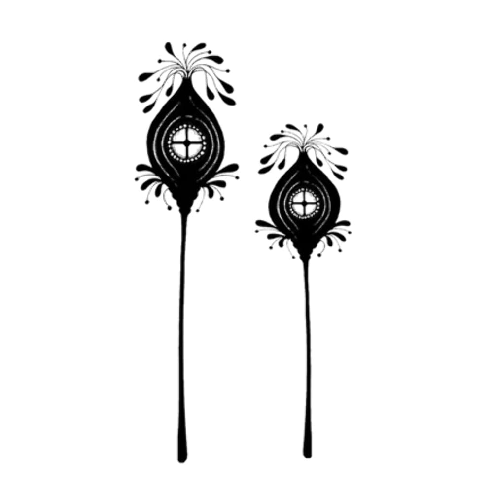 Lavinia Stamps Silhouette House Pods (LAV353) - Perfect for Card Making, Scrapbooking & Mixed Media Art Projects