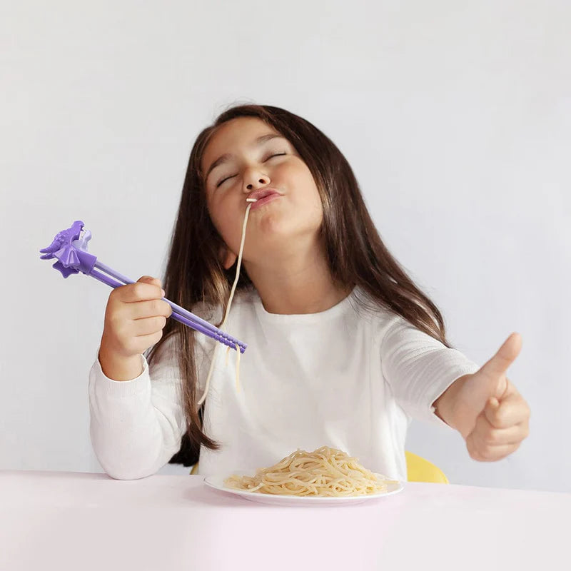 Fred Munchtime Dragon Chomping Chopsticks - Fun Novelty Chopsticks for Sushi, Ramen & Asian Cuisine - Perfect Gift for Anime Fans & Dragon Lovers - Great for Parties, Cosplay & Themed Dinners