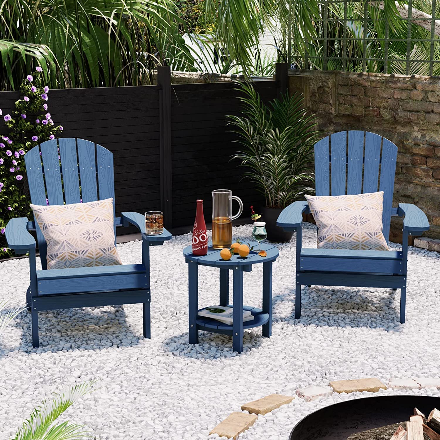 YEFU Adirondack Side Table Set of 2 - 18