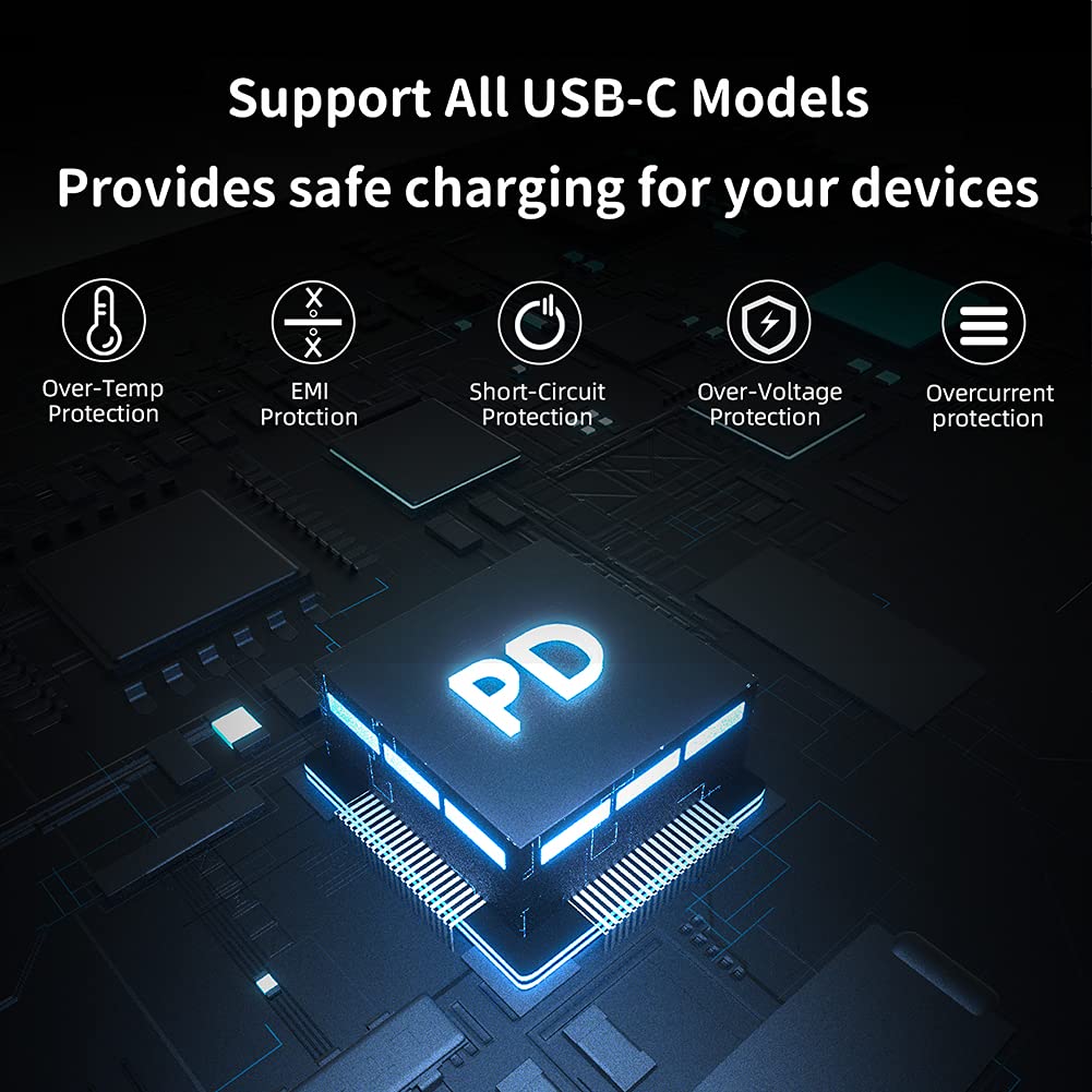 Fast Charging USB C Charger 25W PD Power Adapter with 6.6FT Super Type C Cable - Compatible with Samsung Galaxy S21/S20/S10/Note, LG & Android Phones - Perfect for Home, Office & Travel Charging