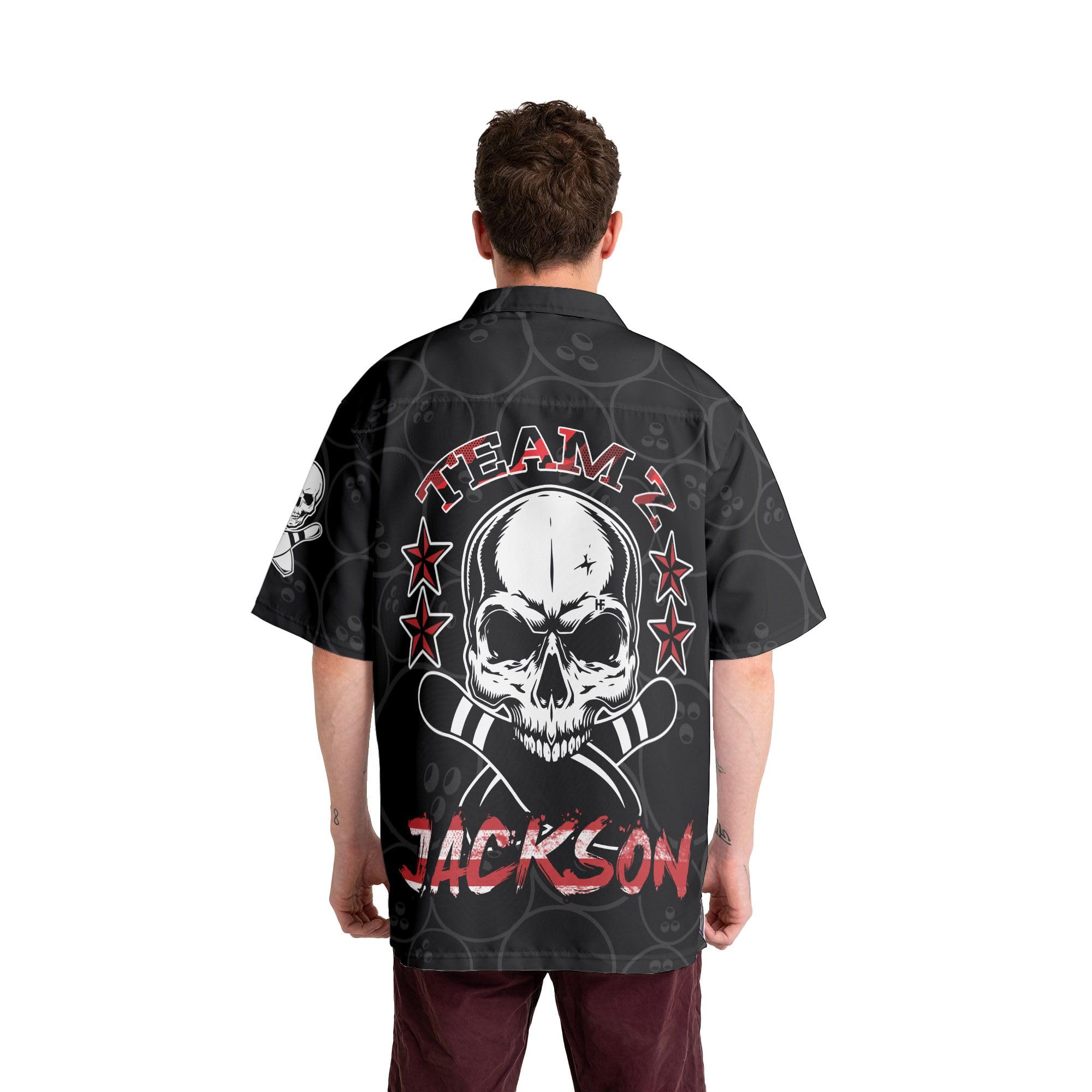 Custom Personalized Bowling Shirts with Names for Men & Women - Stylish Hawaiian Bowling Shirts for Team Uniforms & League Play - Perfect for Bowling Parties & Casual Wear