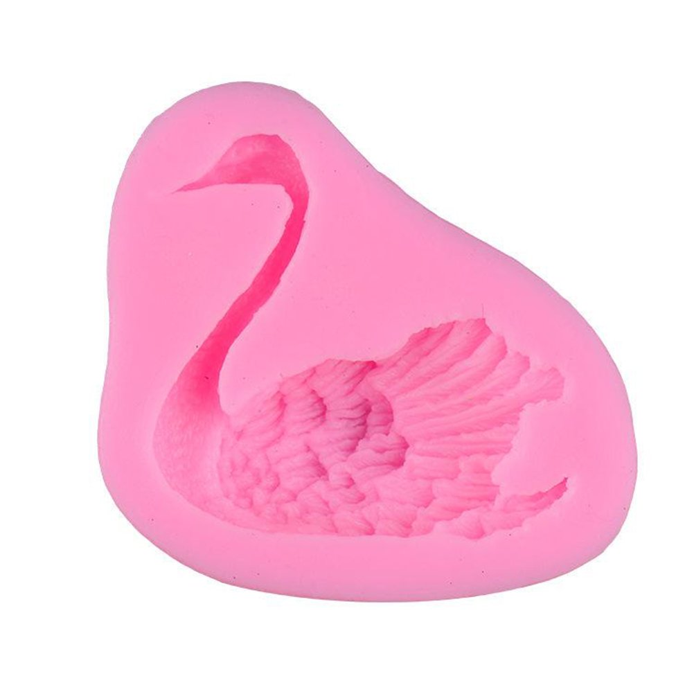 Premium Silicone Fondant Molds for Cake Decorating - Swan Design Polymer Clay Molds for DIY Baking, Candy Making & Home Crafts - Perfect for Wedding Cakes, Birthday Parties & Creative Projects