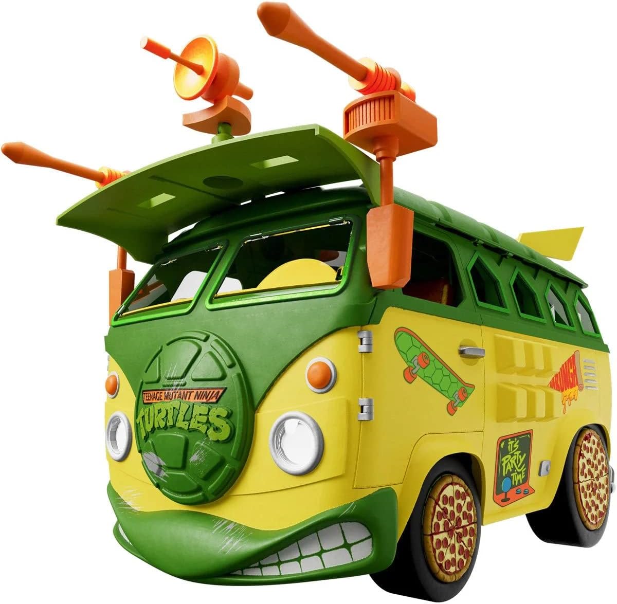 Super7 Teenage Mutant Ninja Turtles Ultimates Party Wagon Vehicle - Collectible Action Figure Playset for TMNT Fans, Perfect for Display & Play Scenes