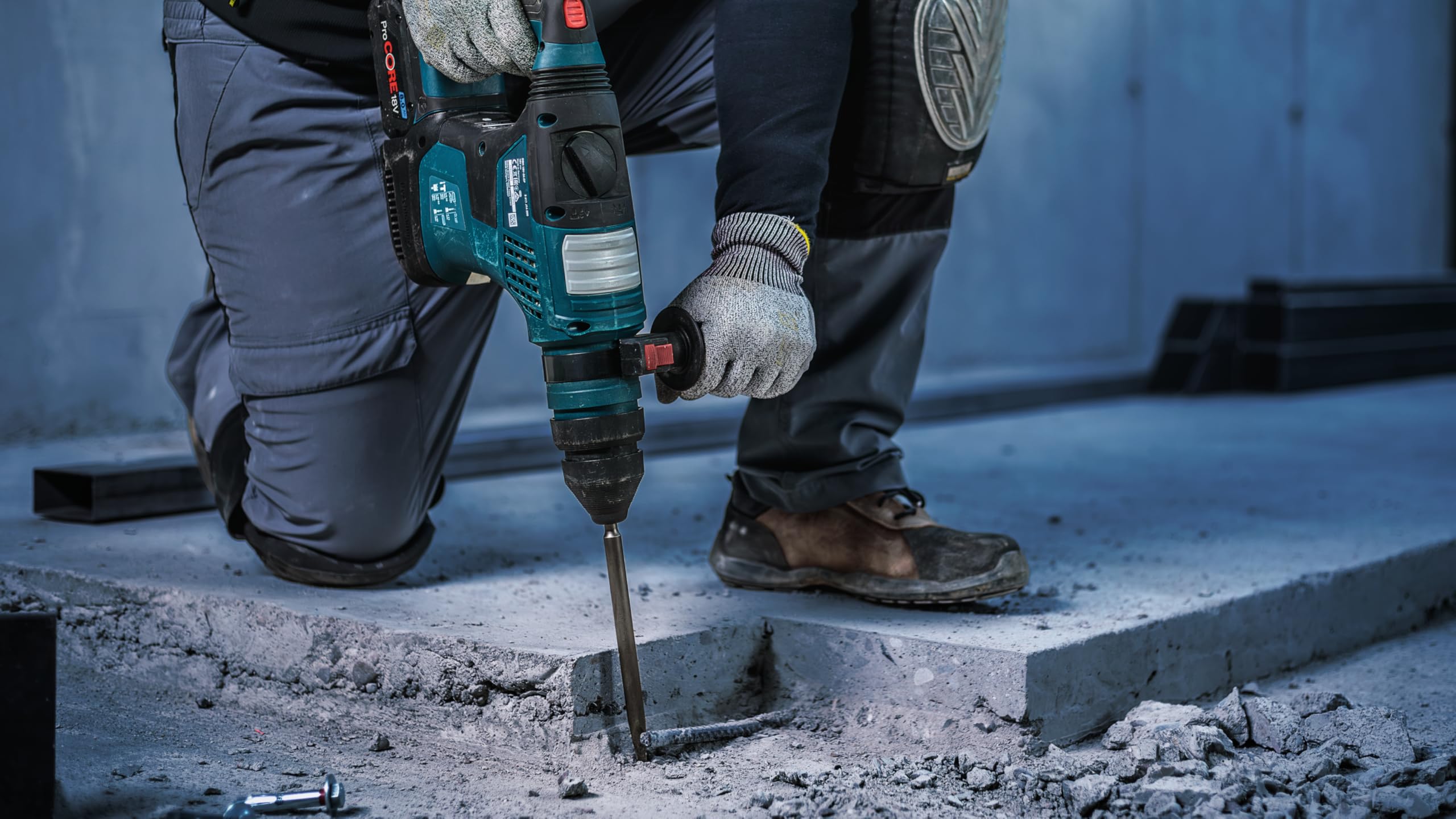 Bosch SDS Plus-5 Drill Bit Set for Concrete & Masonry - 6pc Hammer Drill Accessories for Professional Use