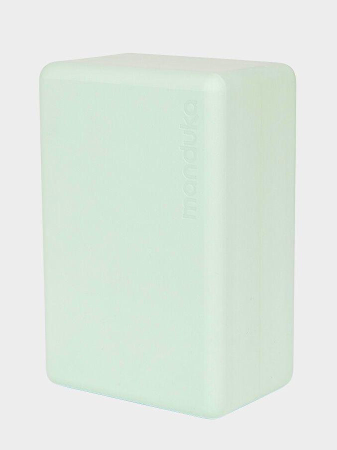 Manduka Recycled EVA Foam Yoga Block - Non-Slip Yoga Brick for Support & Alignment - Ideal for Yoga, Pilates & Meditation at Home or Studio