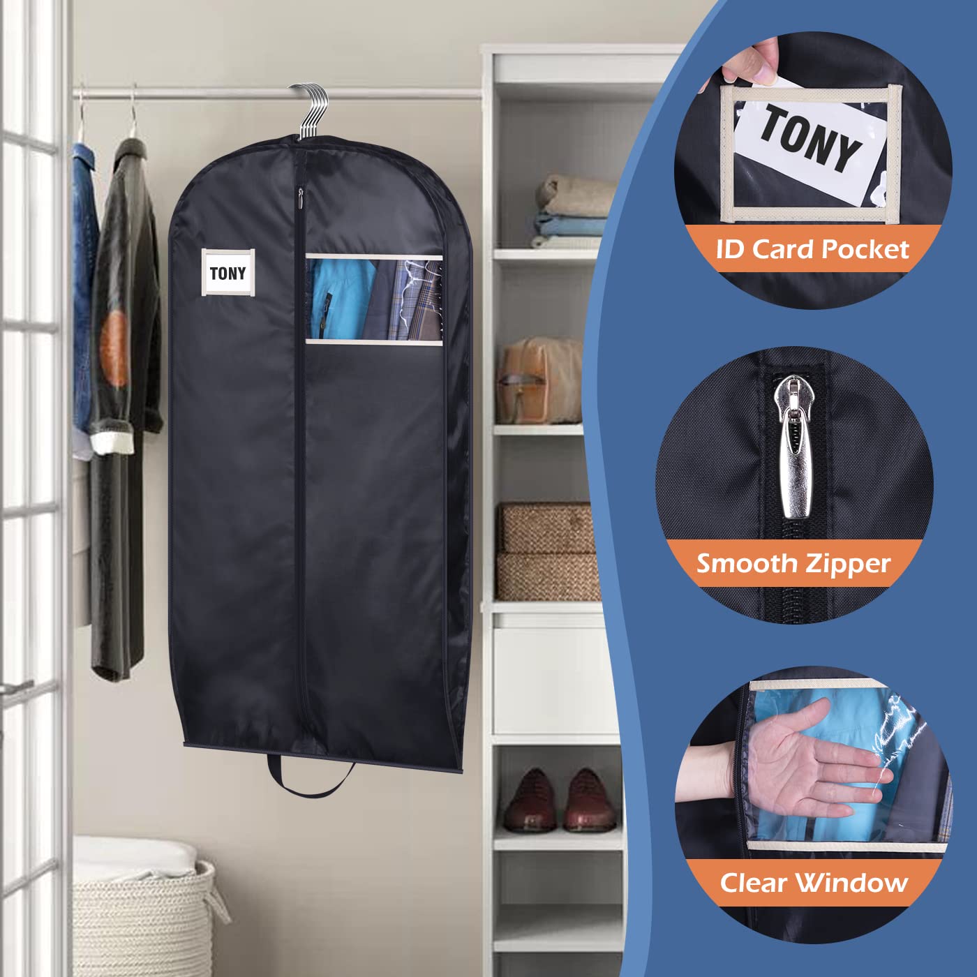 Waterproof Travel Garment Bag for Men - 43