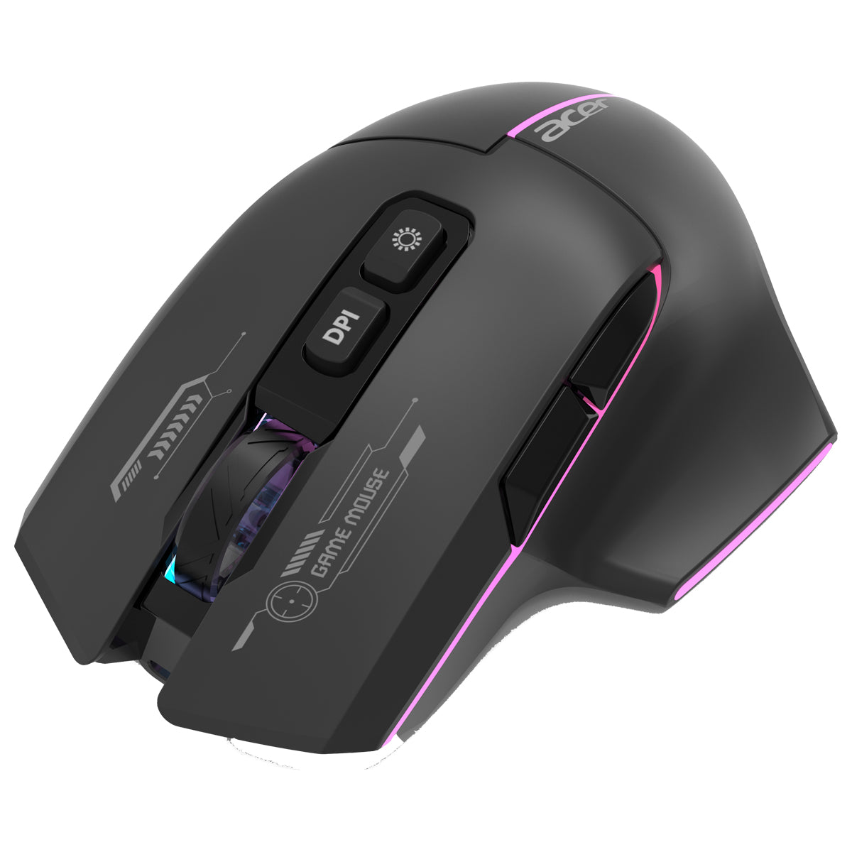 Acer OMW950+ Wireless Gaming Mouse with 8000 DPI, Bluetooth & 2.4G Dual Mode - Perfect for PC Gaming, Office Work & Home Use
