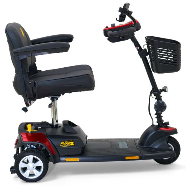 Golden Technologies Buzzaround XL 3-Wheel Mobility Scooter - Lightweight & Portable Electric Scooter for Adults & Seniors - Ideal for Shopping, Travel & Outdoor Activities