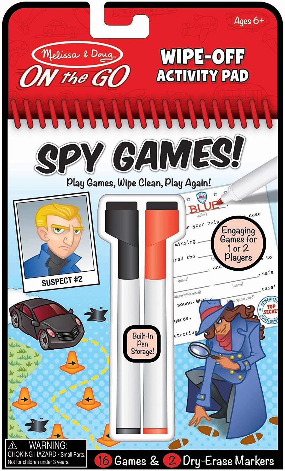 M&D On The Go Spy Games - Portable Espionage Kit for Kids & Adults - Perfect for Travel, Parties & Outdoor Adventures