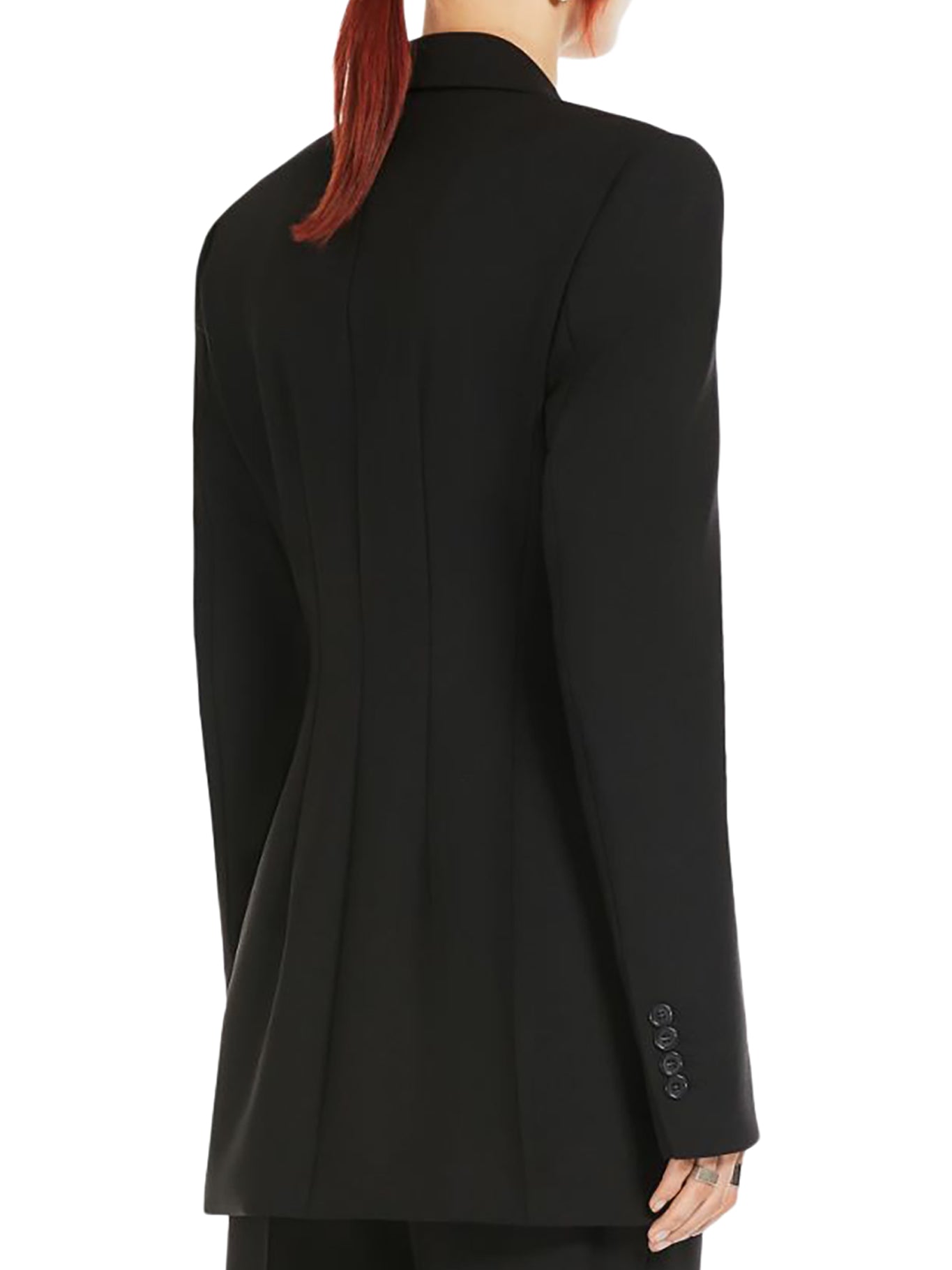 Premium Stretch Wool Blazer for Women - Slim Fit Tailored Jacket for Office, Business & Formal Occasions