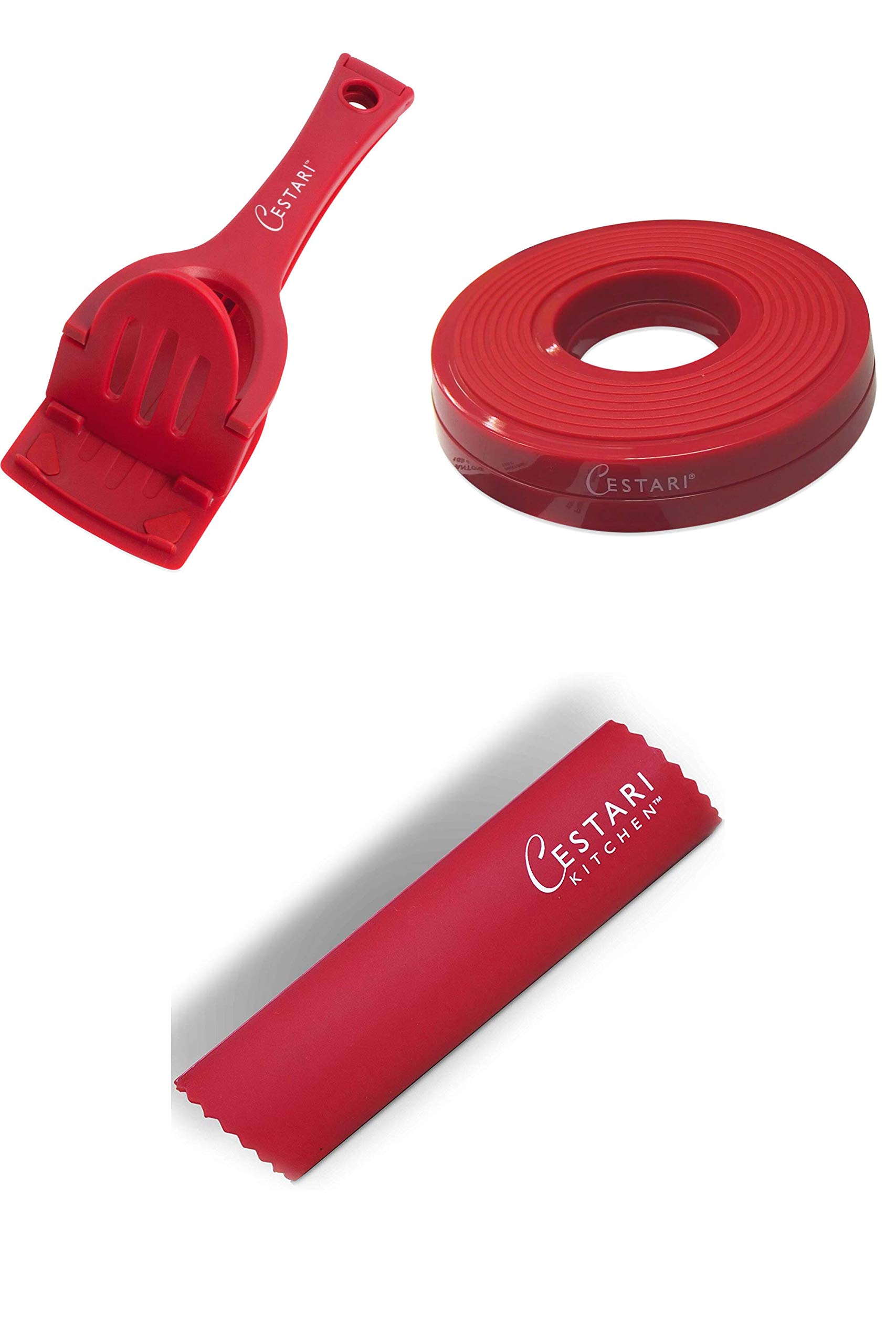 Christmas Stocking Stuffer Gift Set - 6-Piece Holiday Red Kitchen Gadgets for Baking & Cooking | Perfect for Christmas Gifts, Secret Santa & Holiday Parties