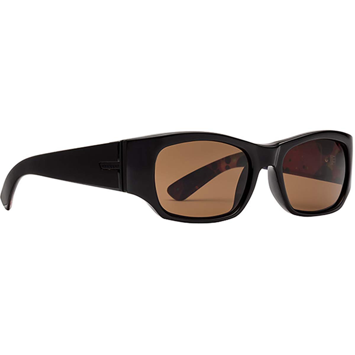 VonZipper Men's Juvie Sunglasses - Polarized Brown/Black Aviator Style for Driving, Fishing & Outdoor Activities