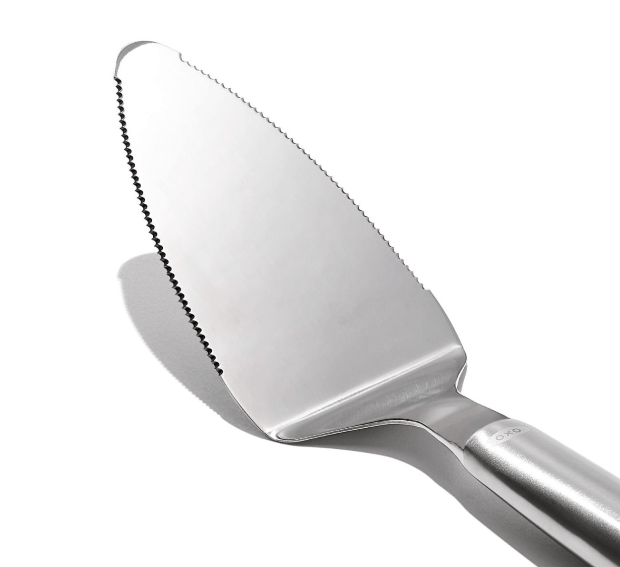 OXO Good Grips Stainless Steel Pie Server with Comfortable Non-Slip Handle - Perfect for Serving Desserts, Cakes, and Pies at Parties, BBQs, and Family Gatherings