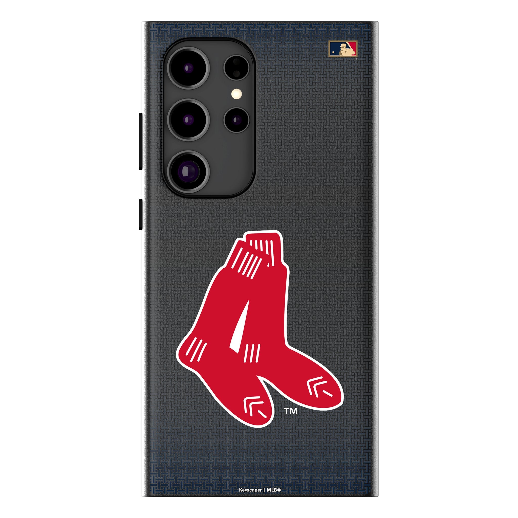 Boston Red Sox 1924-1960 Cooperstown Collection Linen MagSafe Compatible Phone Case for Samsung Galaxy - Perfect for Baseball Fans & Vintage Sports Enthusiasts