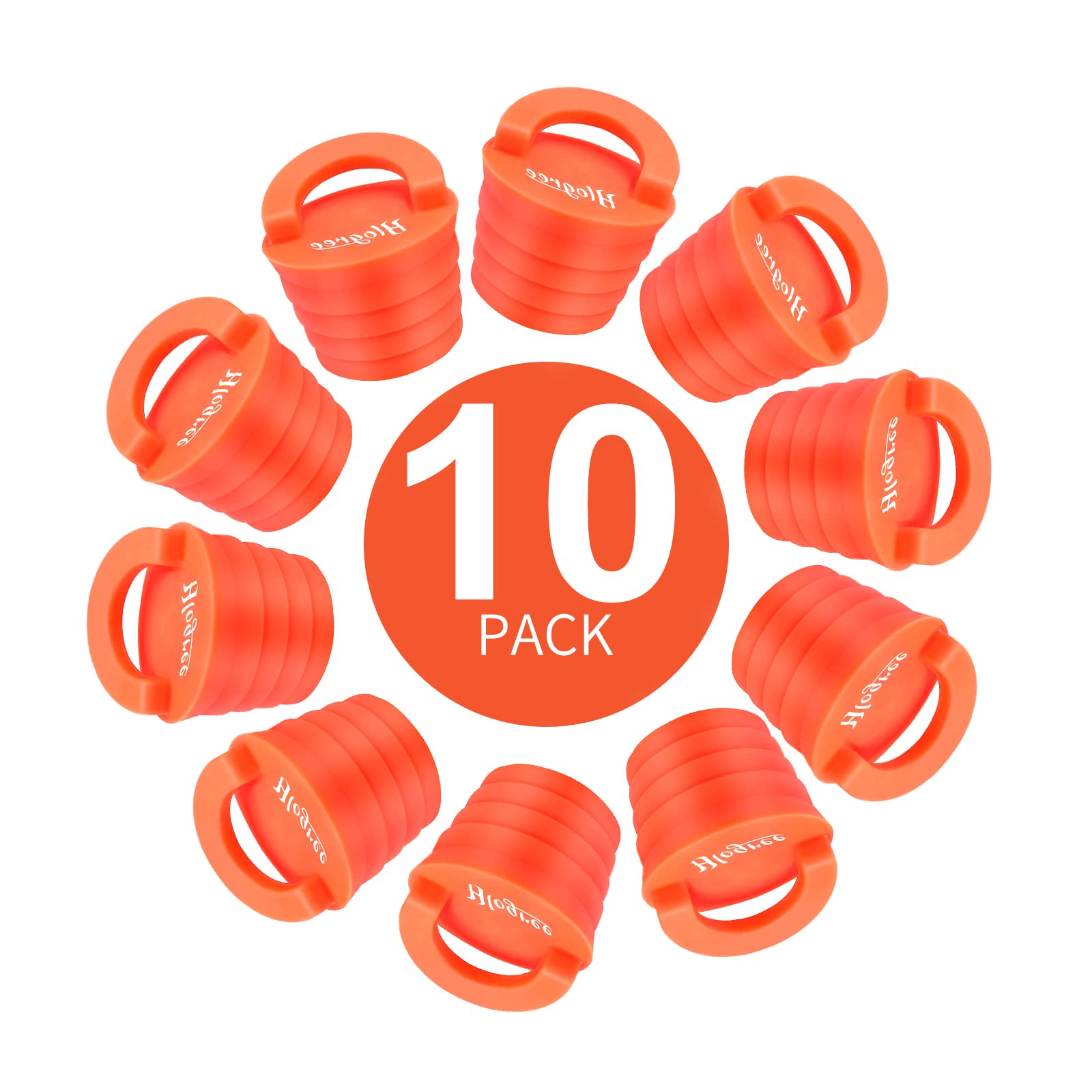 Hlogree 10PCs Silicone Kayak Scupper Plugs - Universal Fit for Sit-On-Top Kayaks, Lifetime Replacement Parts, Drain Stoppers - Perfect for Kayaking, Fishing & Water Sports Accessories