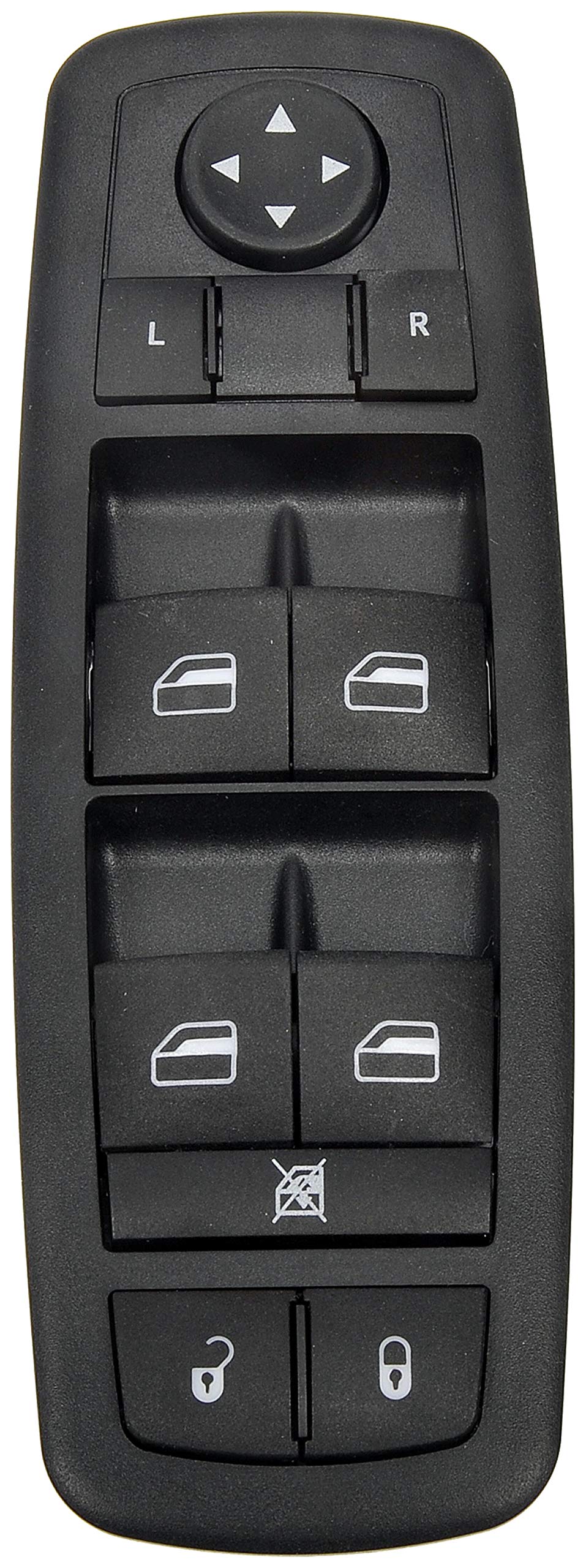 Dorman 901-498 Front Driver Side Power Window Master Switch Replacement for Dodge Ram 1500 2500 3500 - Fixes Broken Window Controls for Smooth Operation | Perfect for Off-Roading & Daily Commuting