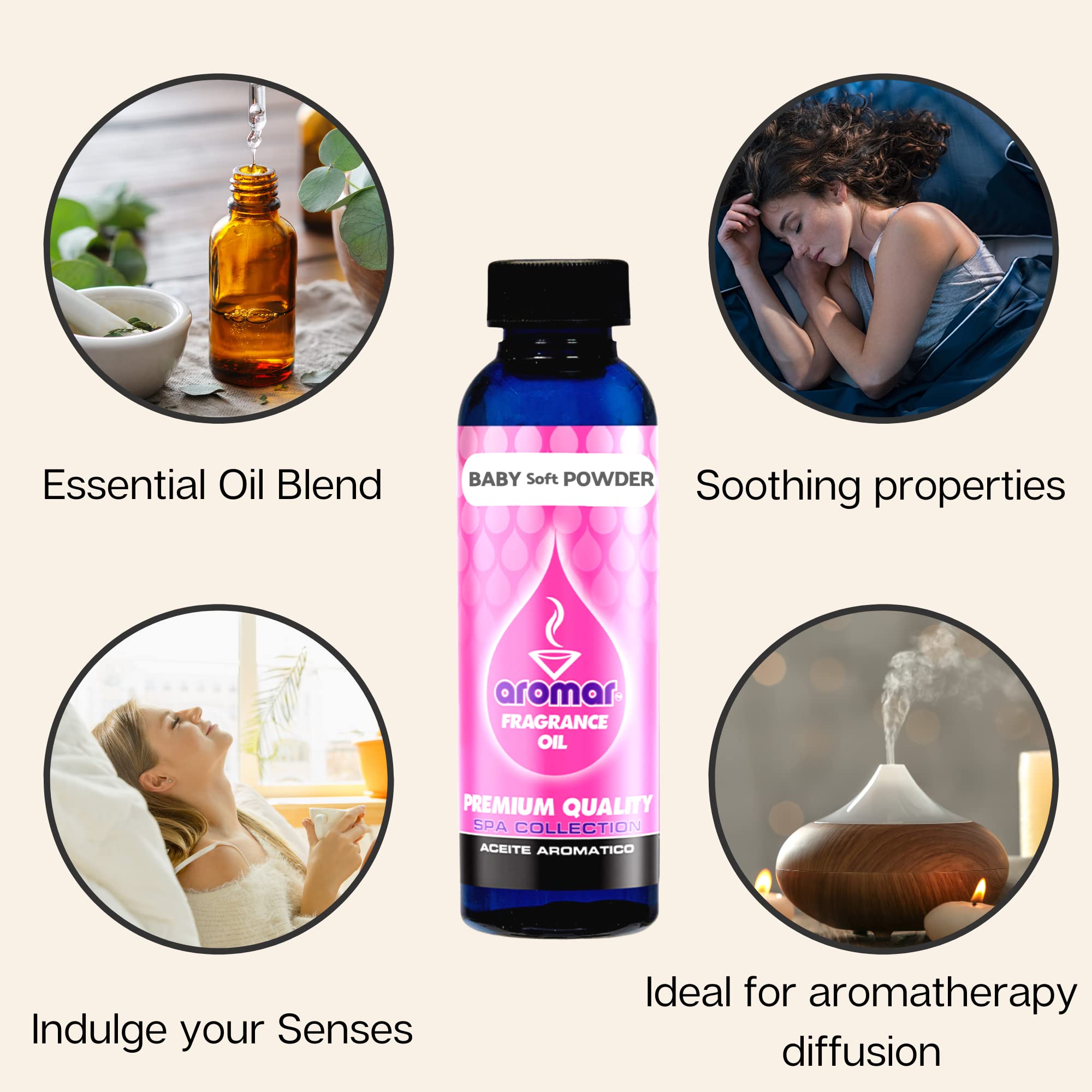 Aromar Aromatherapy Essential Oil Set - 35 Fragrances (2.2oz Each) for Diffusers, Massage & Relaxation | Spa Quality Scented Oils for Home, Yoga & Stress Relief