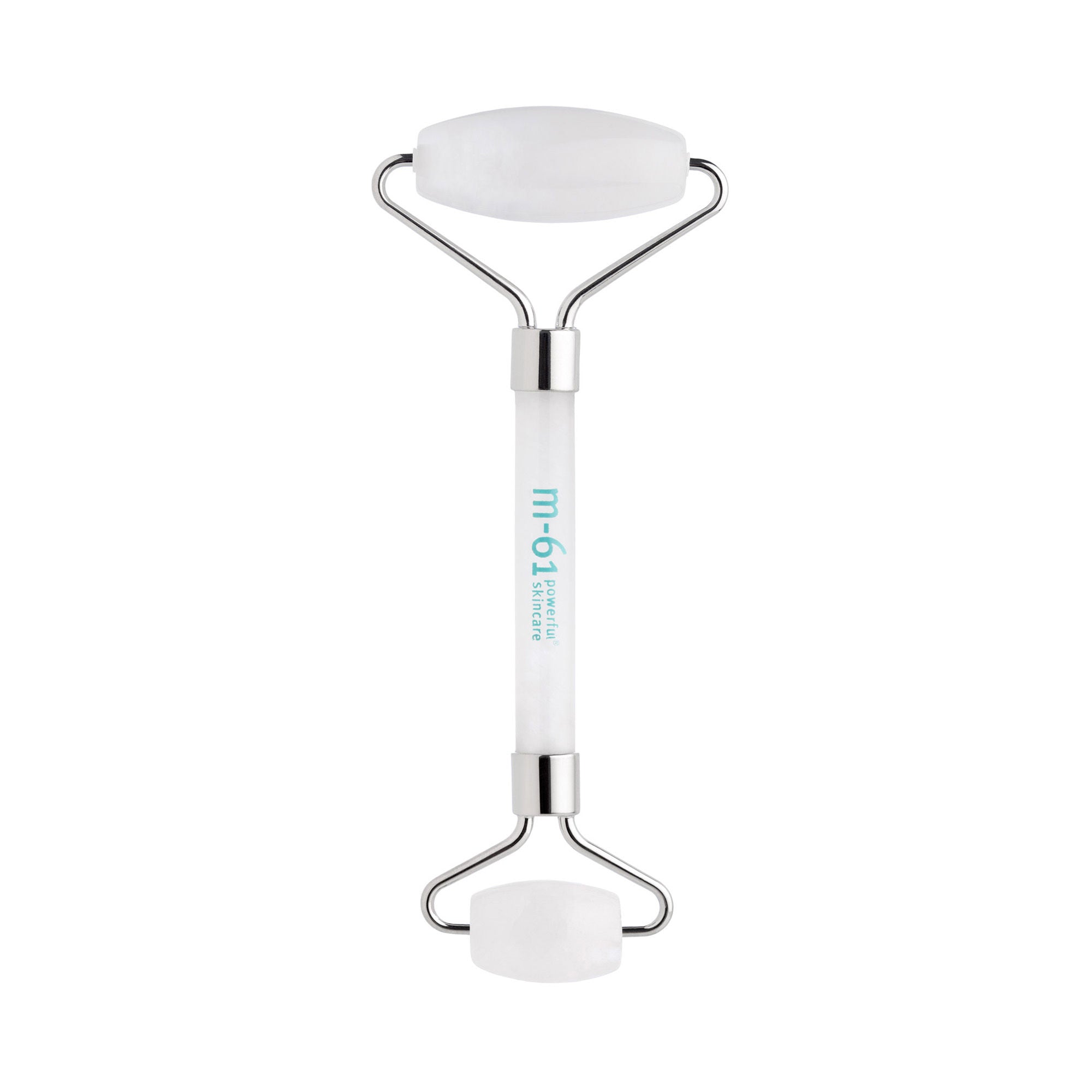 Natural Clear Quartz Facial Roller for Skin Care - Reduce Puffiness & Wrinkles - Perfect for Morning Routine & Spa Night