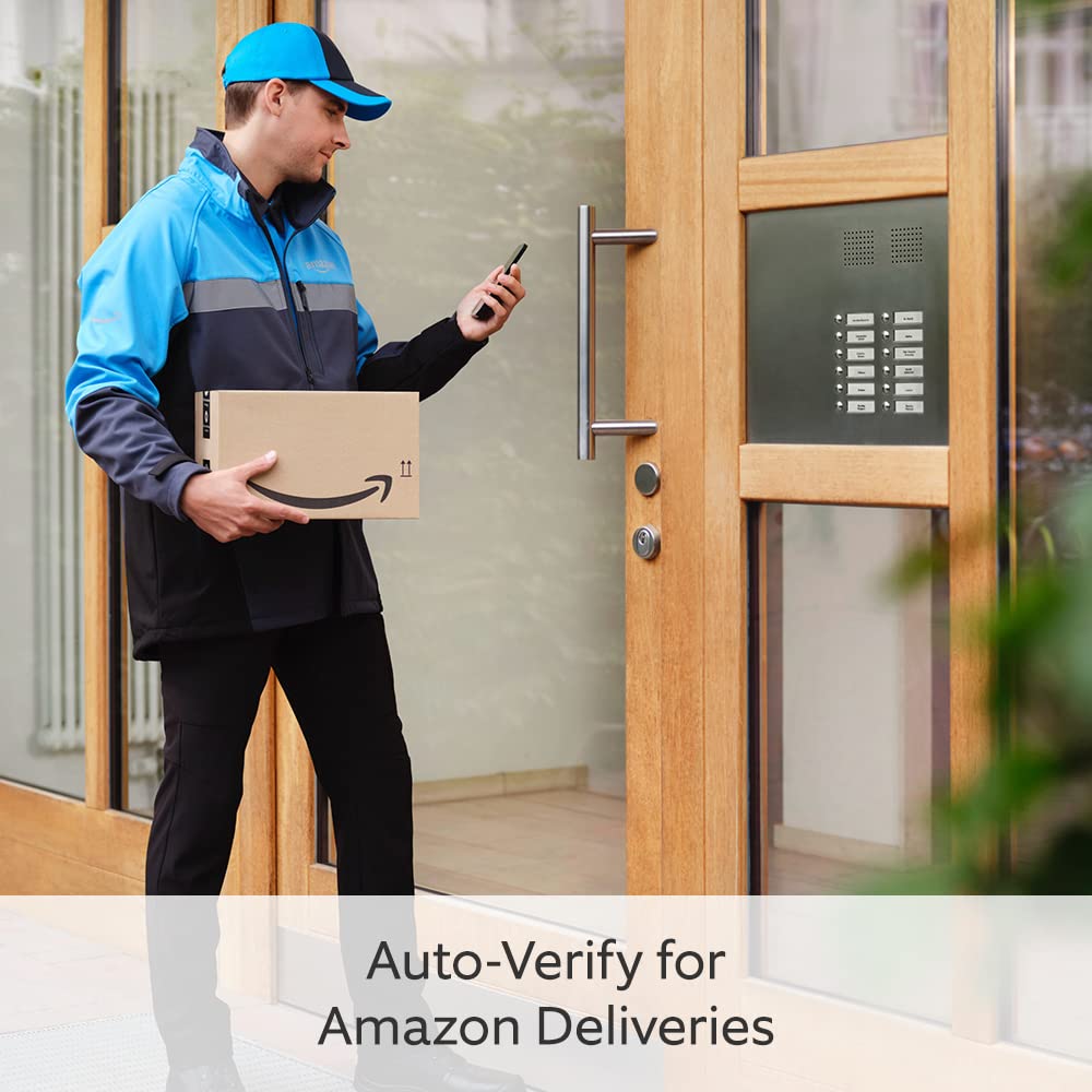 Echo Dot (5th Gen, 2022) & Ring Intercom Smart Home Bundle - Smart Speaker with Alexa & Video Doorbell for Home Security & Automation - Perfect for Voice Control, Smart Lighting & Package Alerts