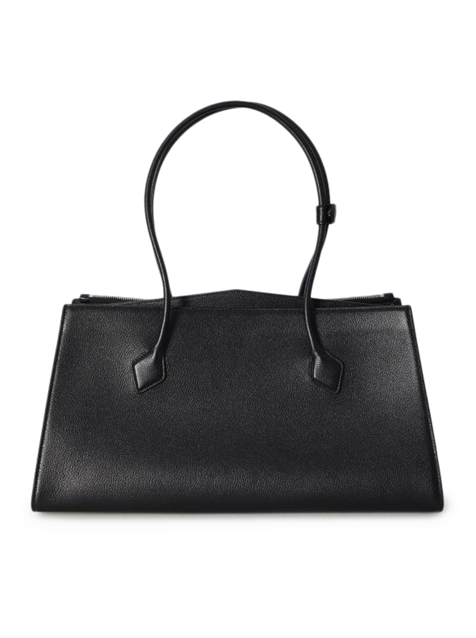 LE TECKEL TOTE BAG - Premium Shiny Grained Calfskin Leather Handbag for Women, Stylish Designer Shoulder Bag - Perfect for Work, Travel & Everyday Use