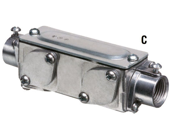 AnyBODY TM 5-in-1 Aluminum Die Cast Conduit - Durable Electrical Wiring Solution for Home, Office & Industrial Use