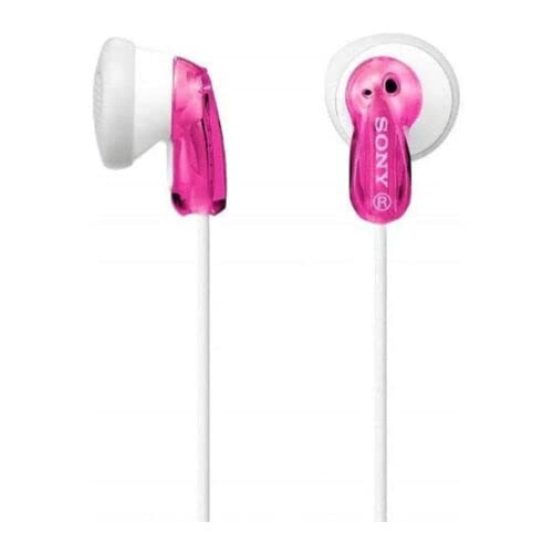 Sony MDR-E9LP/PNK In-Ear Headphones with High-Quality Sound - Perfect for Running, Gym, Travel & Everyday Use