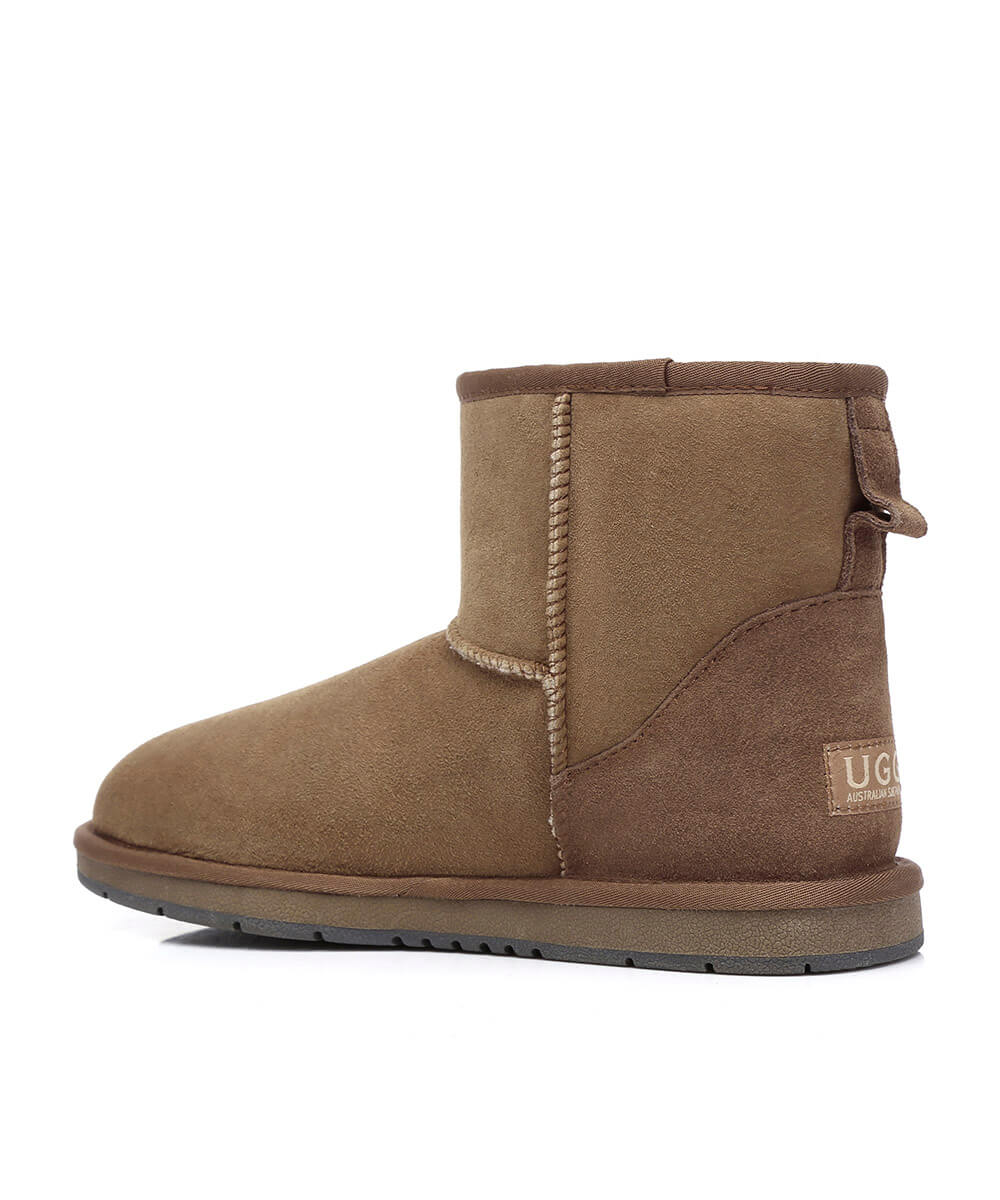 Men's UGG Classic Luxe Mini Boots - Genuine Sheepskin Winter Boots for Men | Cozy & Waterproof Snow Boots for Cold Weather, Hiking & Outdoor Activities